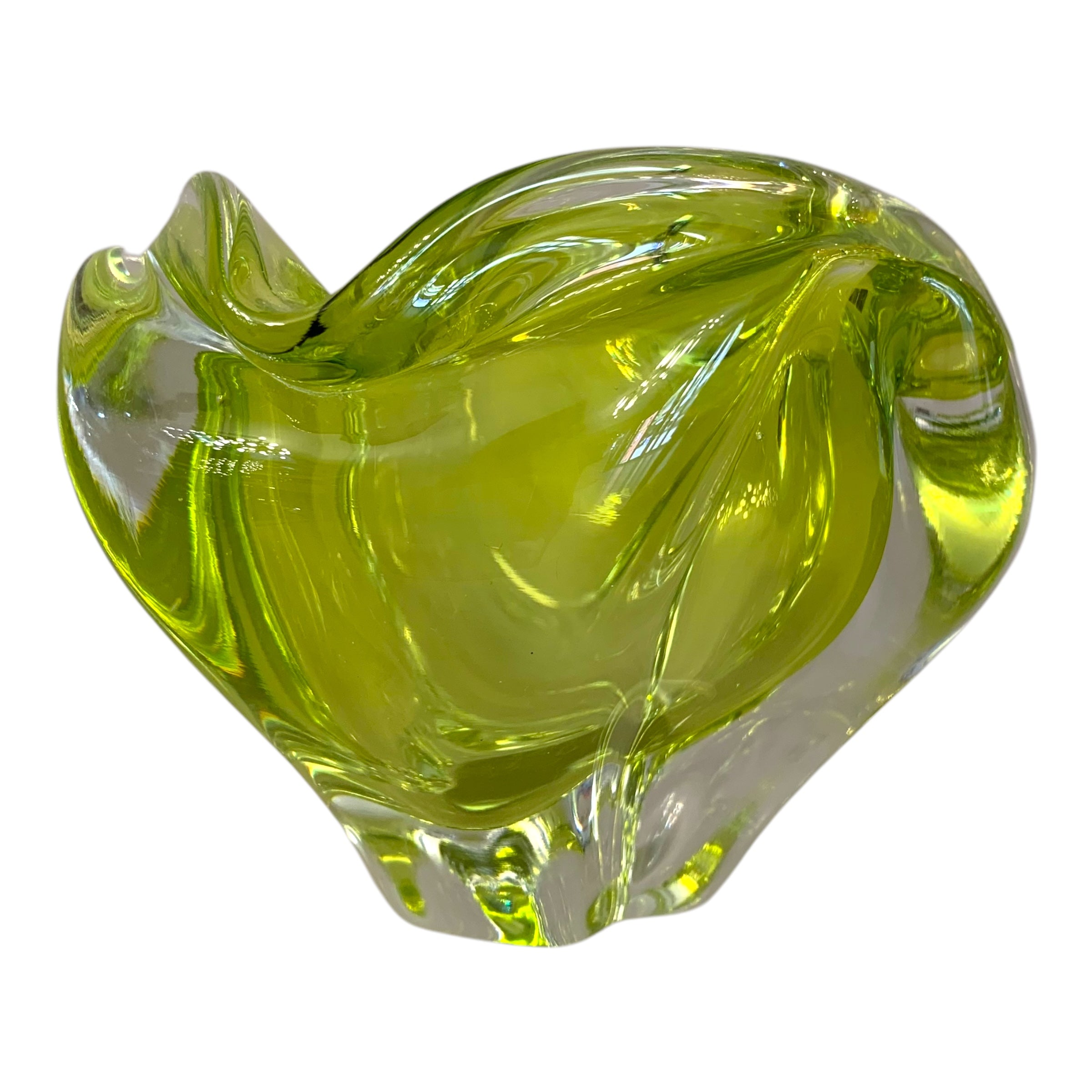 Centro vidrio Murano Sommerso. SXX