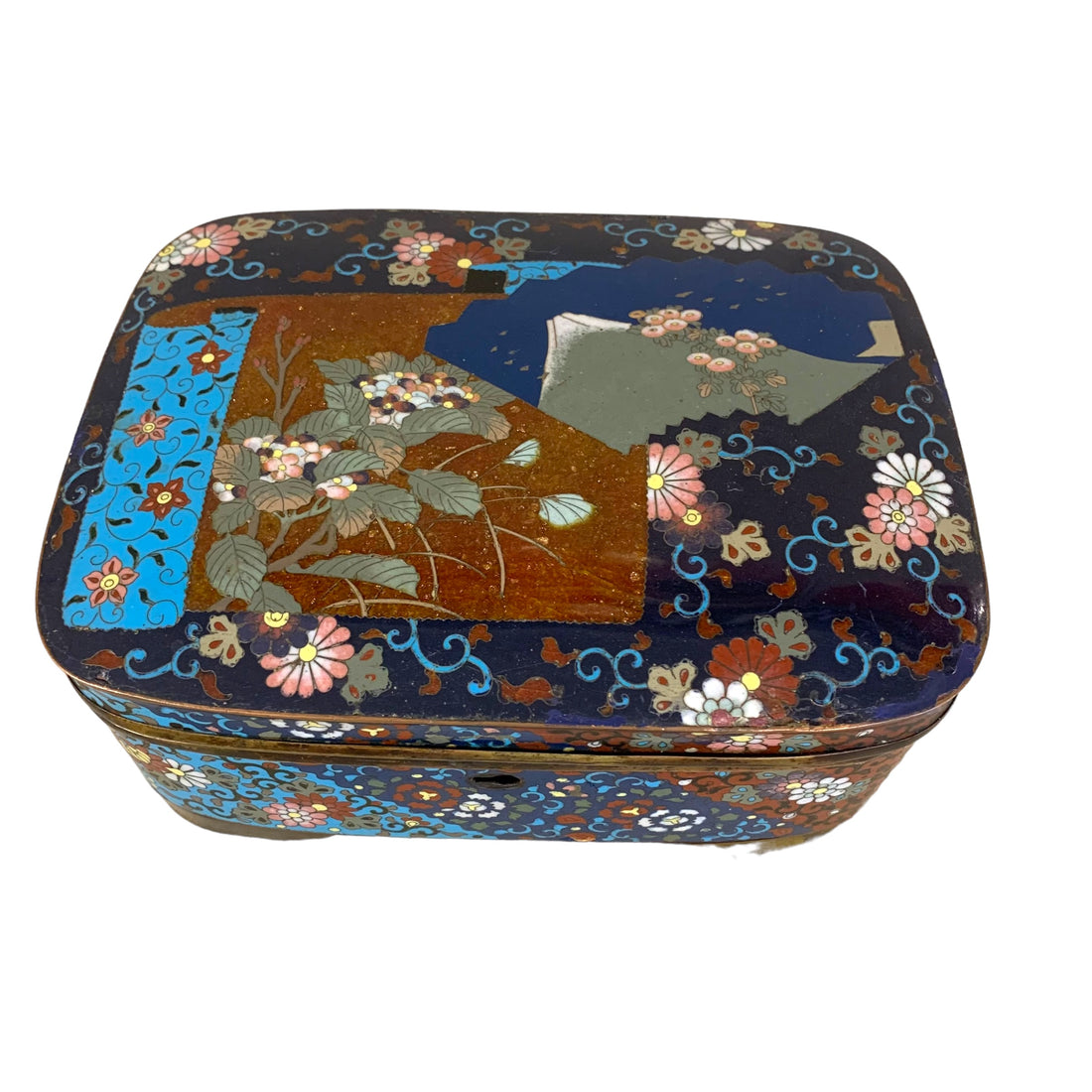 Caja de cloissone japones epoca Meiji. SXIX