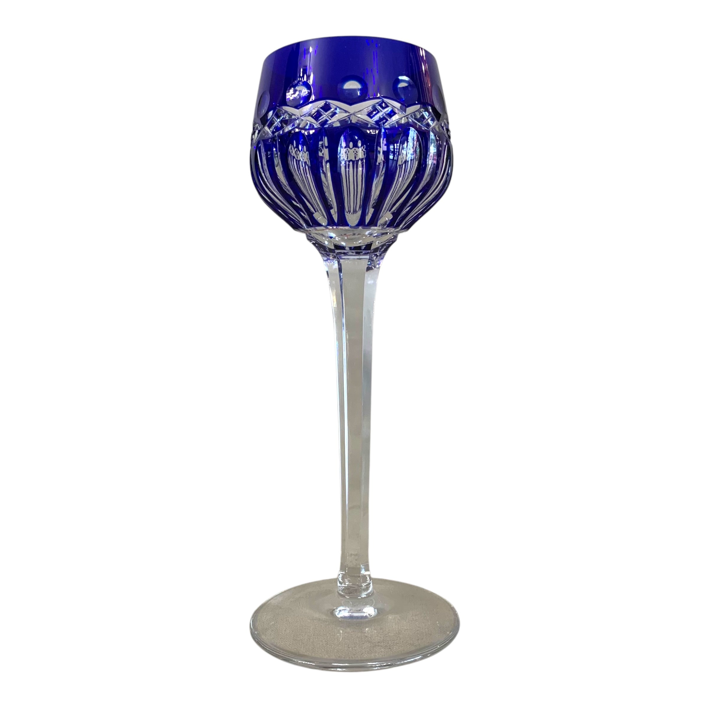 Juego de 6 copas cristal Saint Louis. Francia SXX