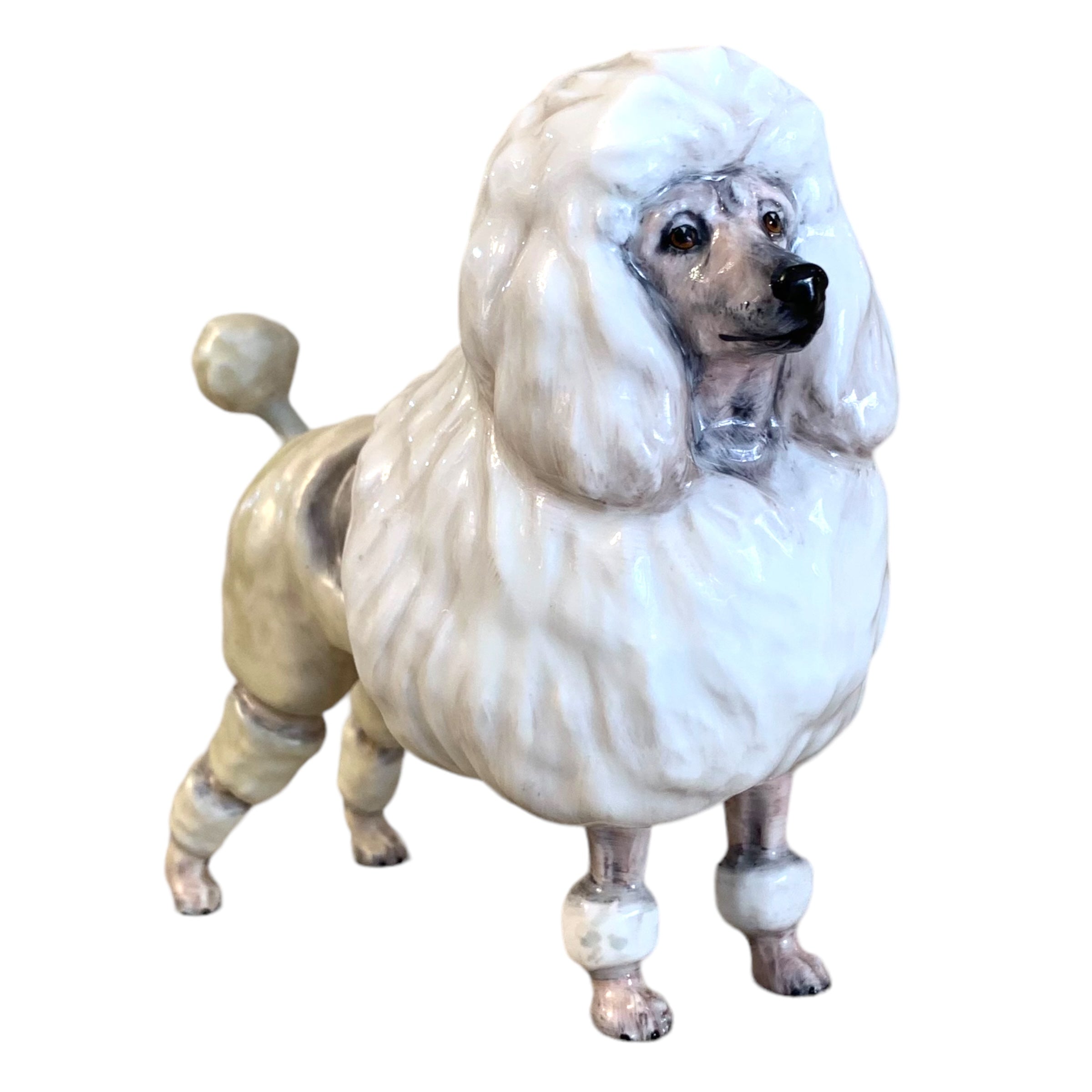 Perro firmado Royal Doulton. SXIX