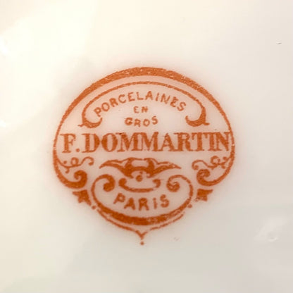 Vajilla de porcelana francesa &quot;F.Dommartin&quot; SXIX
