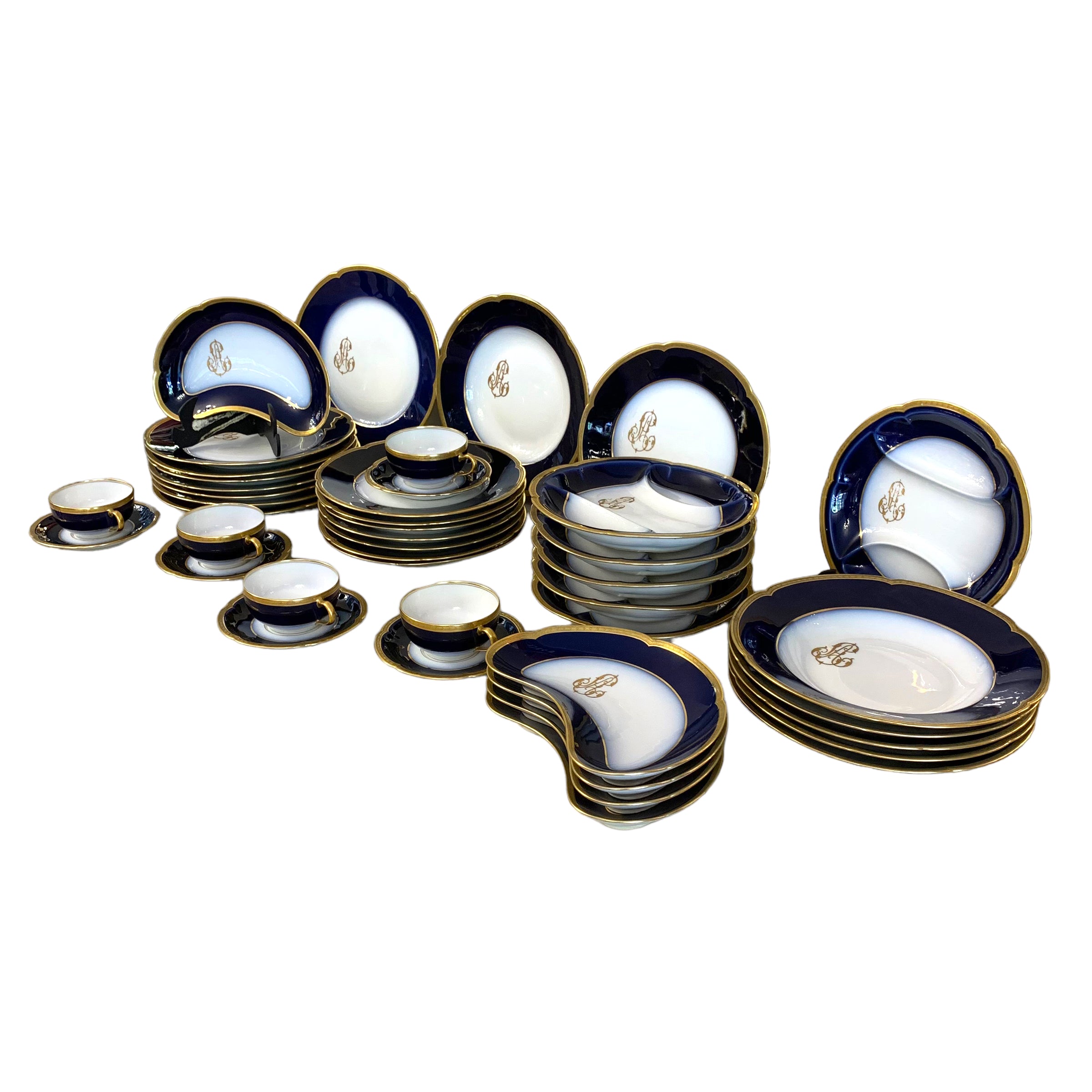 Vajilla de porcelana francesa Limoge "Theodore Haviland" SXX