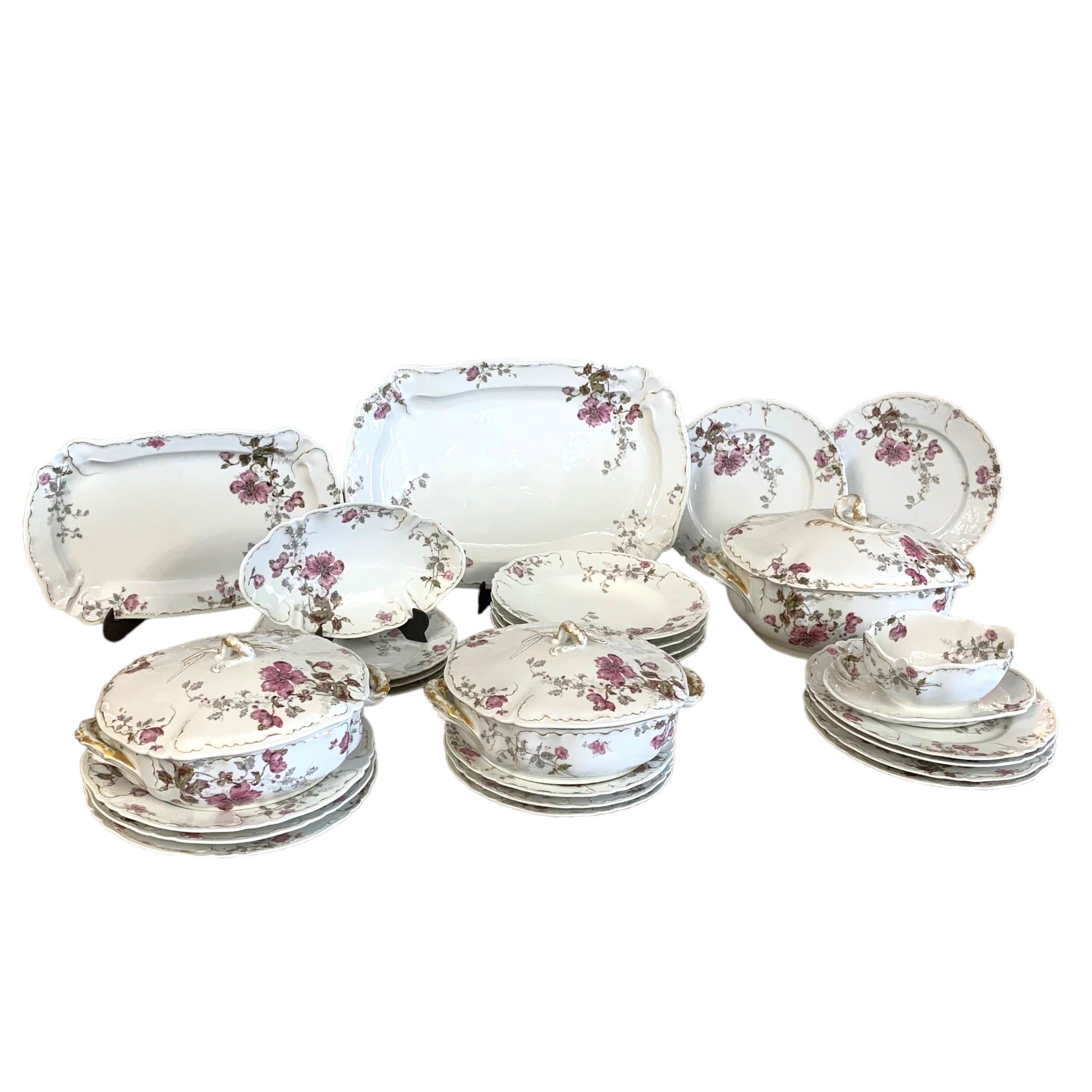 Vajilla de porcelana francesa "Haviland" Limoge SXX