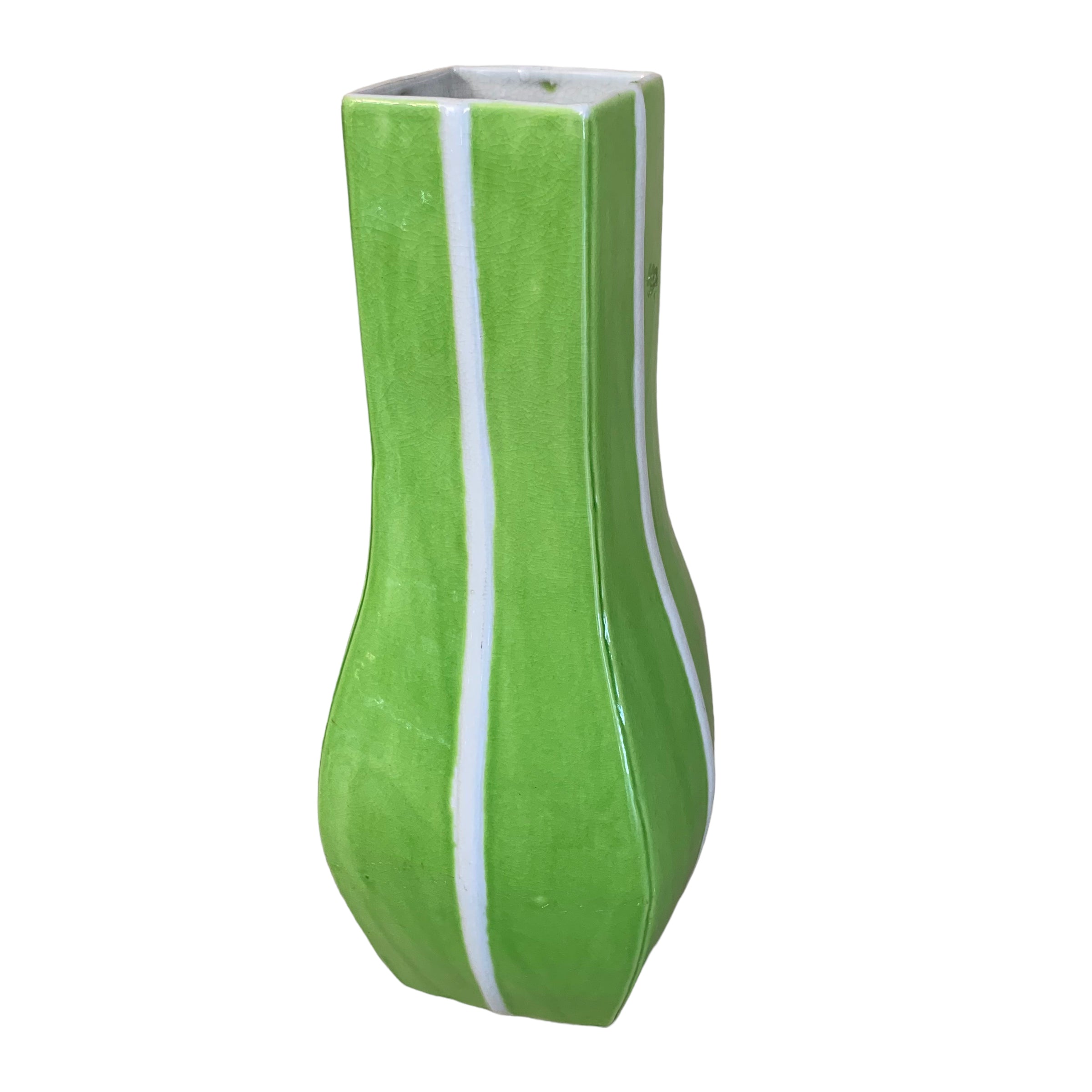Par de jarrones verdes Art-Deco. SXX