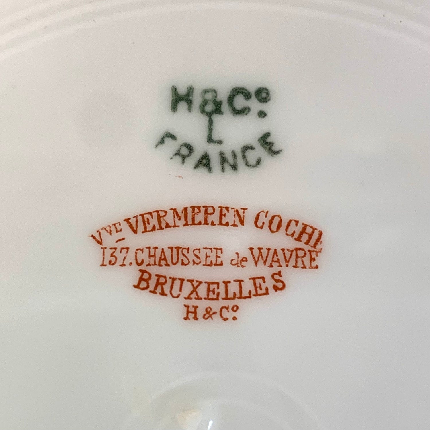 Vajilla de porcelana francesa "Haviland" Limoge SXX