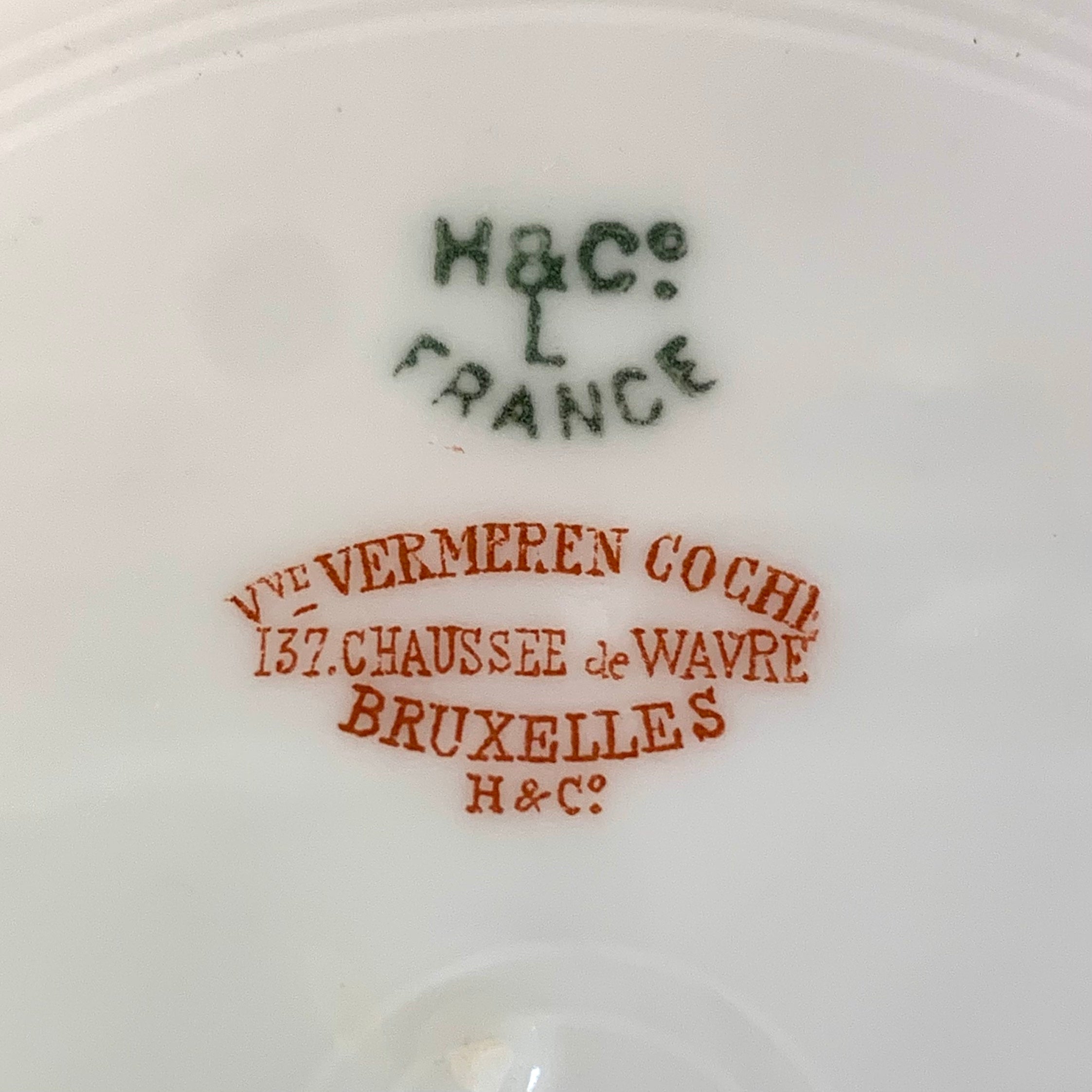Vajilla de porcelana francesa "Haviland" Limoge SXX