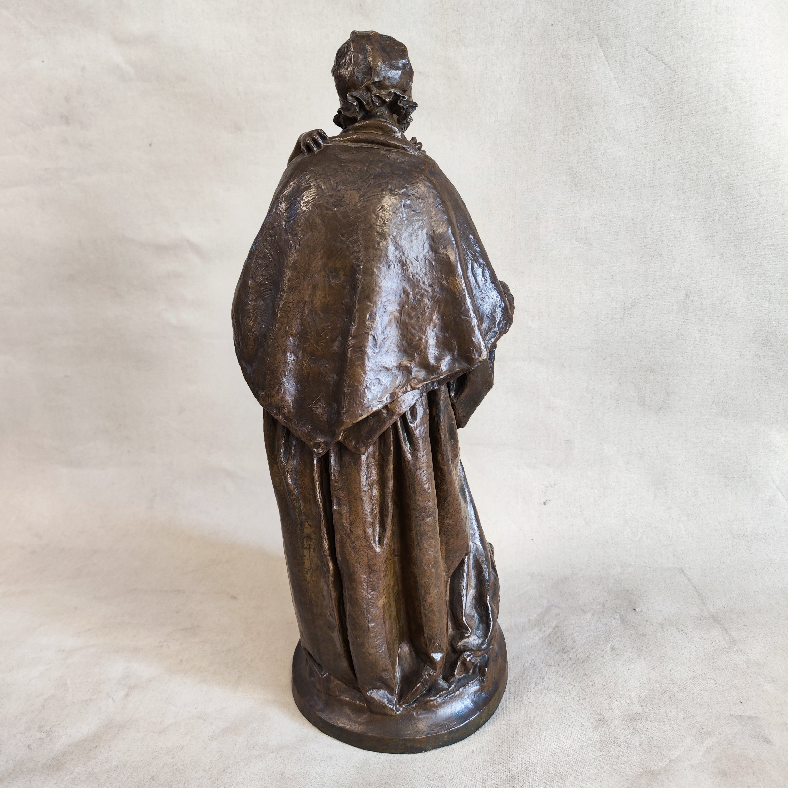 Escultura de bronce firmada Antonio Teixeira Lopes (1866-1942). Portugal