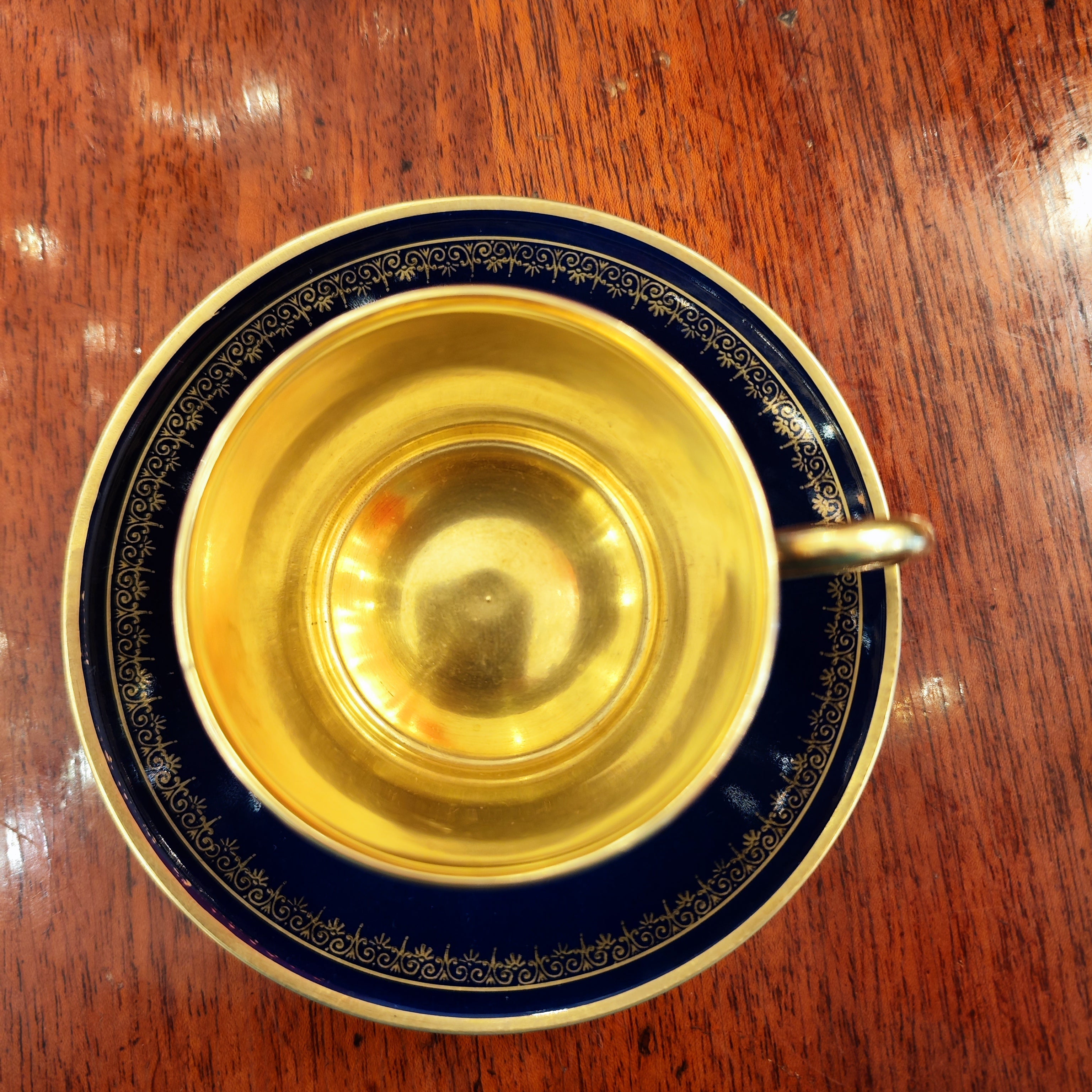 Taza de cafe Limoges Ribes Cambray Paris. Francia SXX