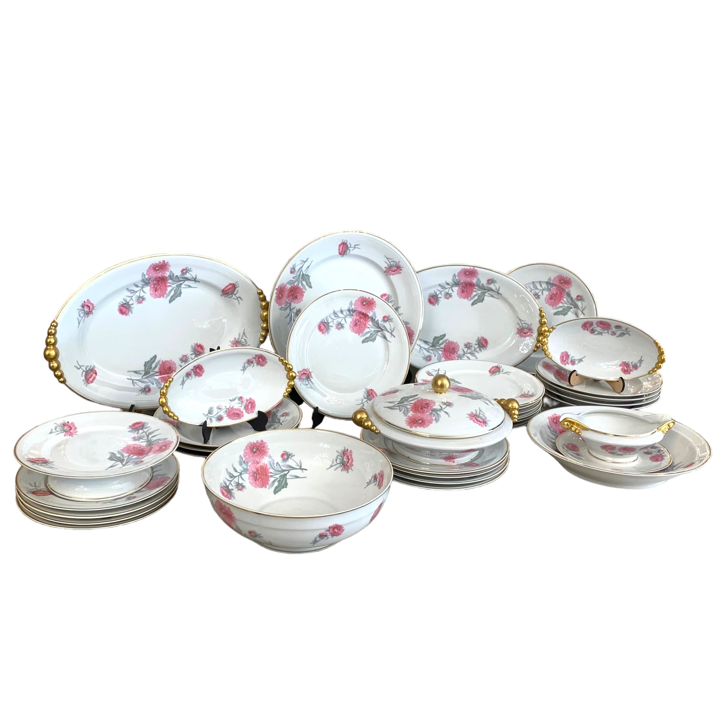 Vajilla de porcelana francesa Limoge "B&B FRANCIA PARÍS" SXX