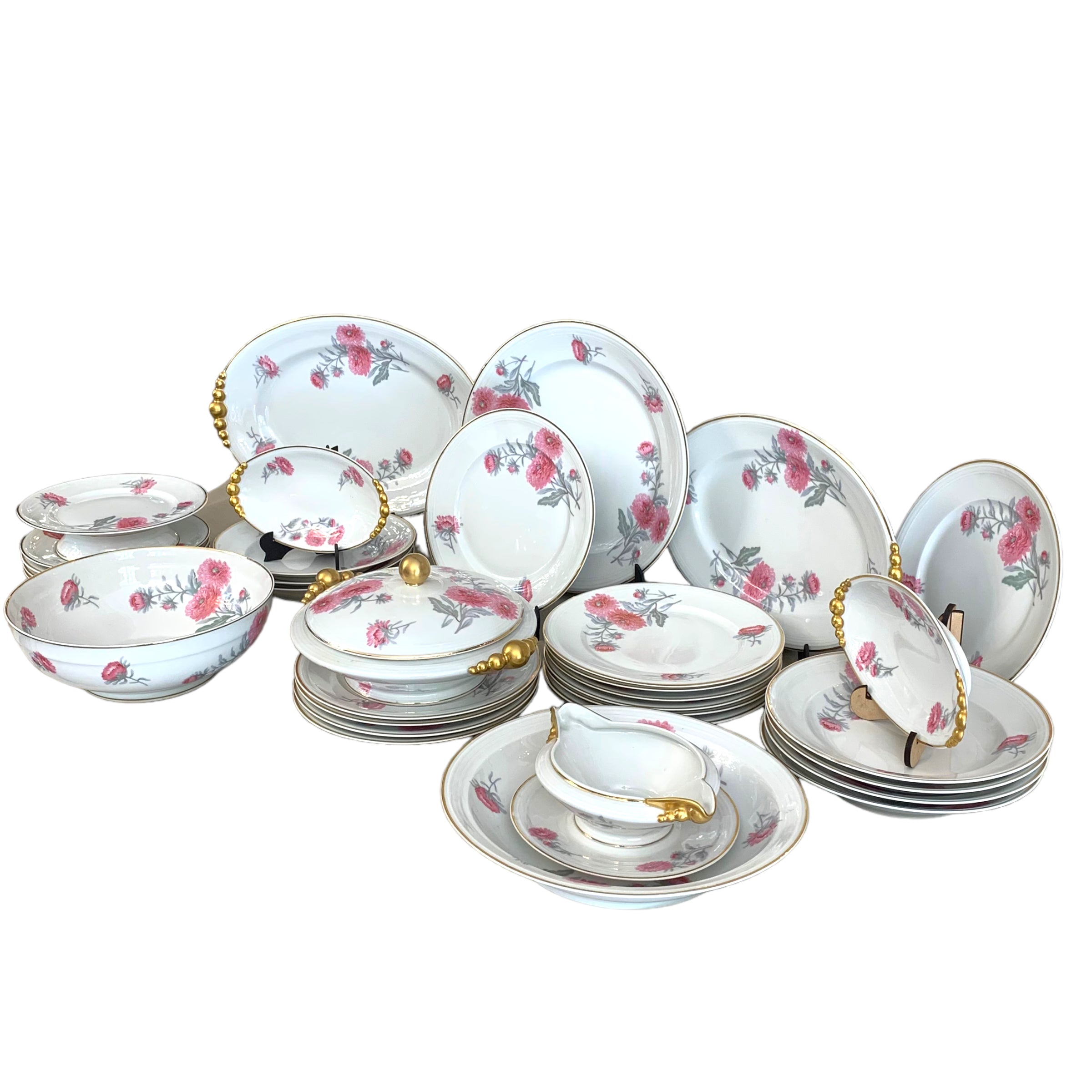 Vajilla de porcelana francesa Limoge "B&B FRANCIA PARÍS" SXX