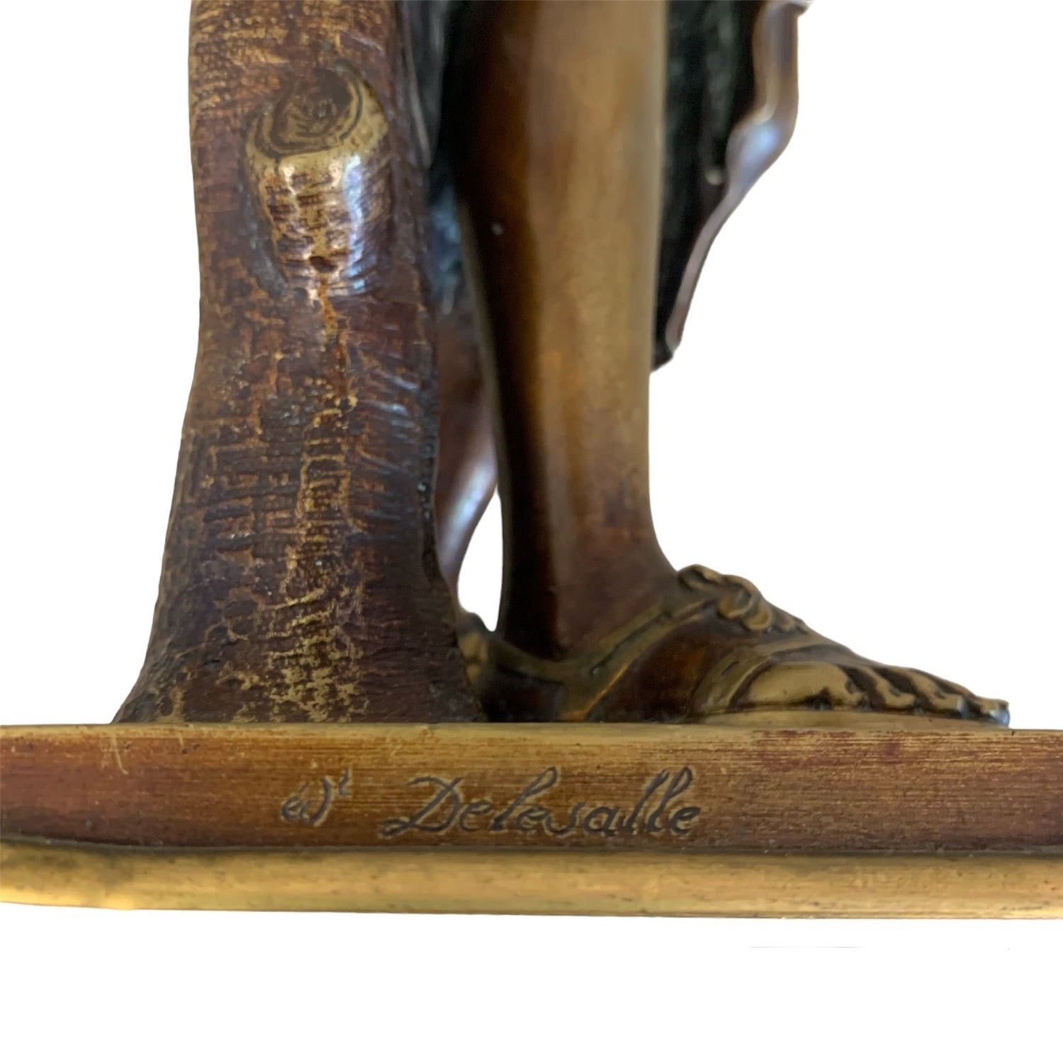 Escultura francesa de bronce Diana de Gabii SXIX