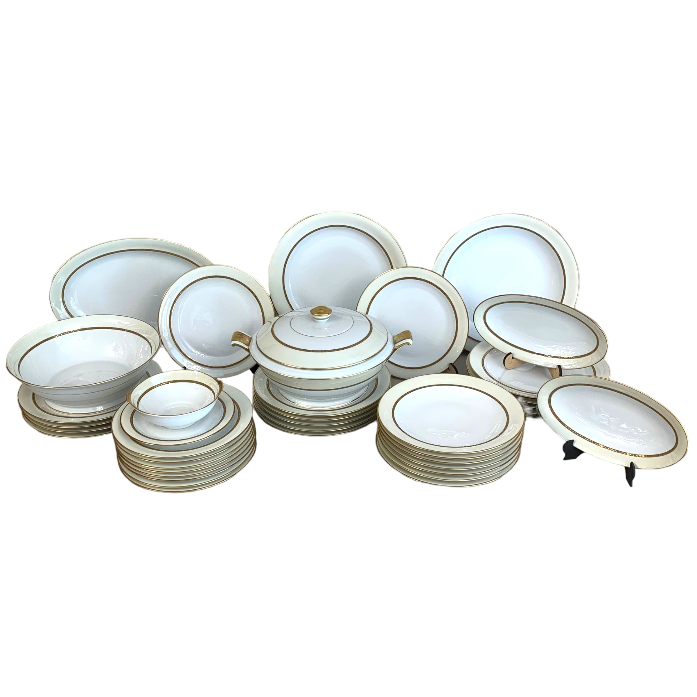 Vajilla de porcelana francesa Limoge "CHASTAGNER" SXX