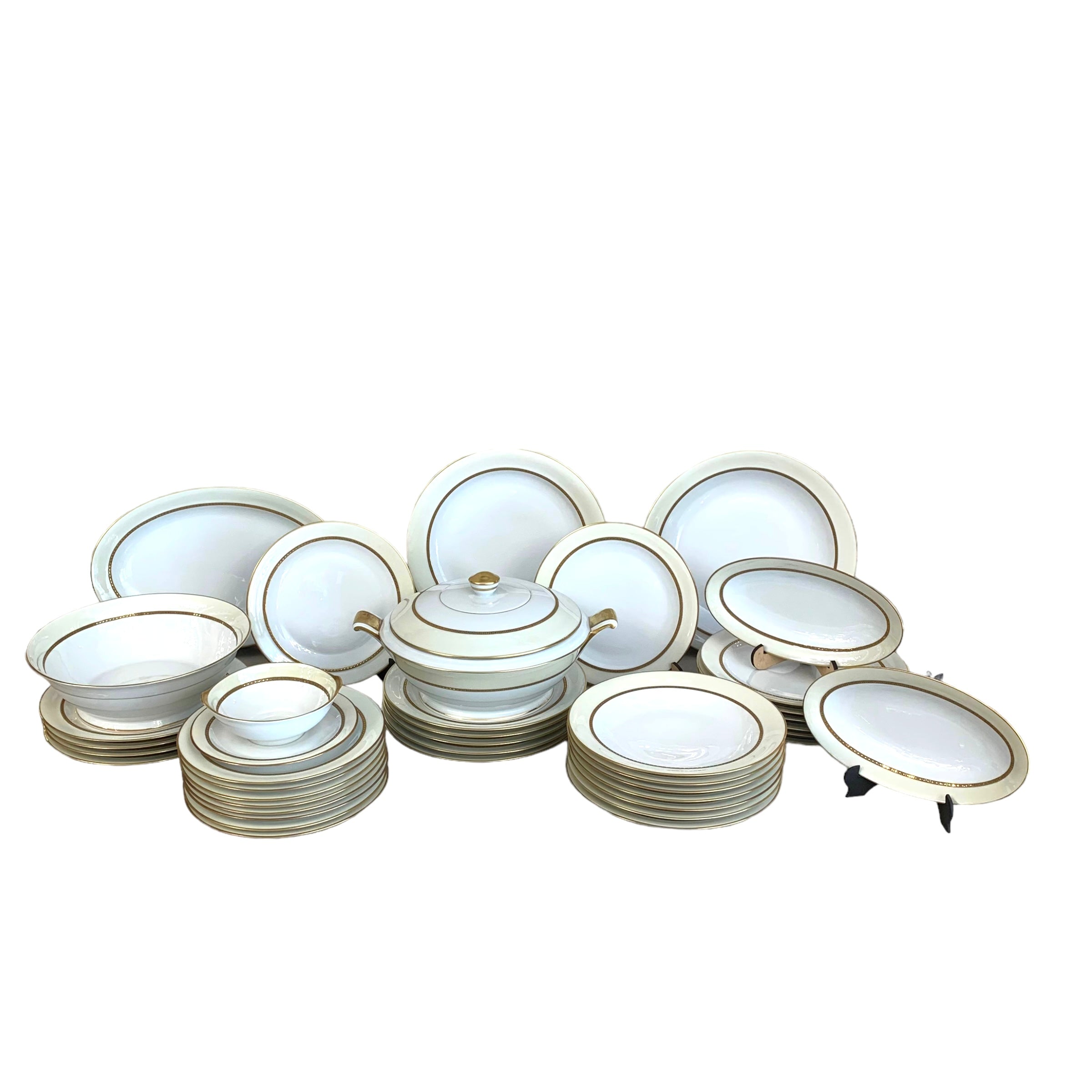 Vajilla de porcelana francesa Limoge "CHASTAGNER" SXX