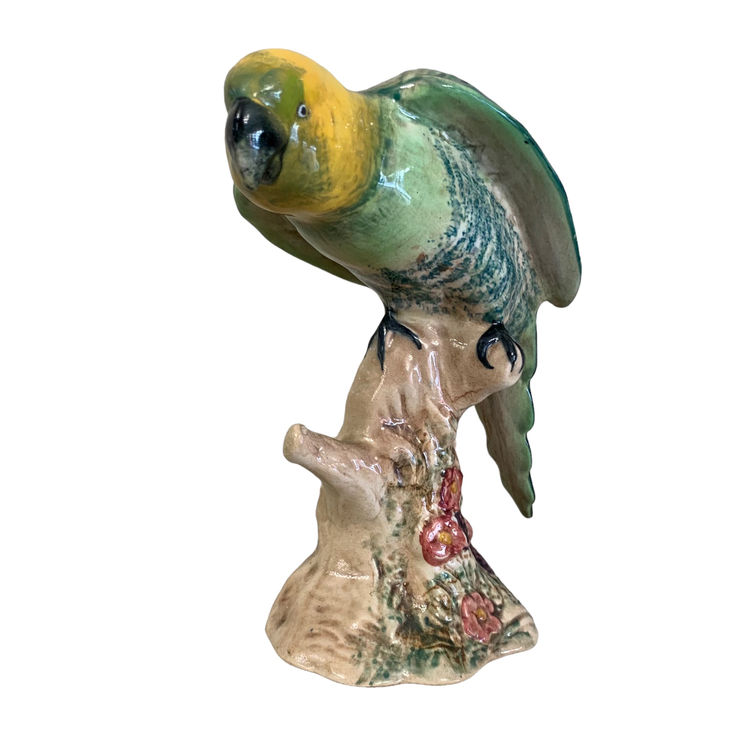Loro de porcelana inglesa Beswick. SXX