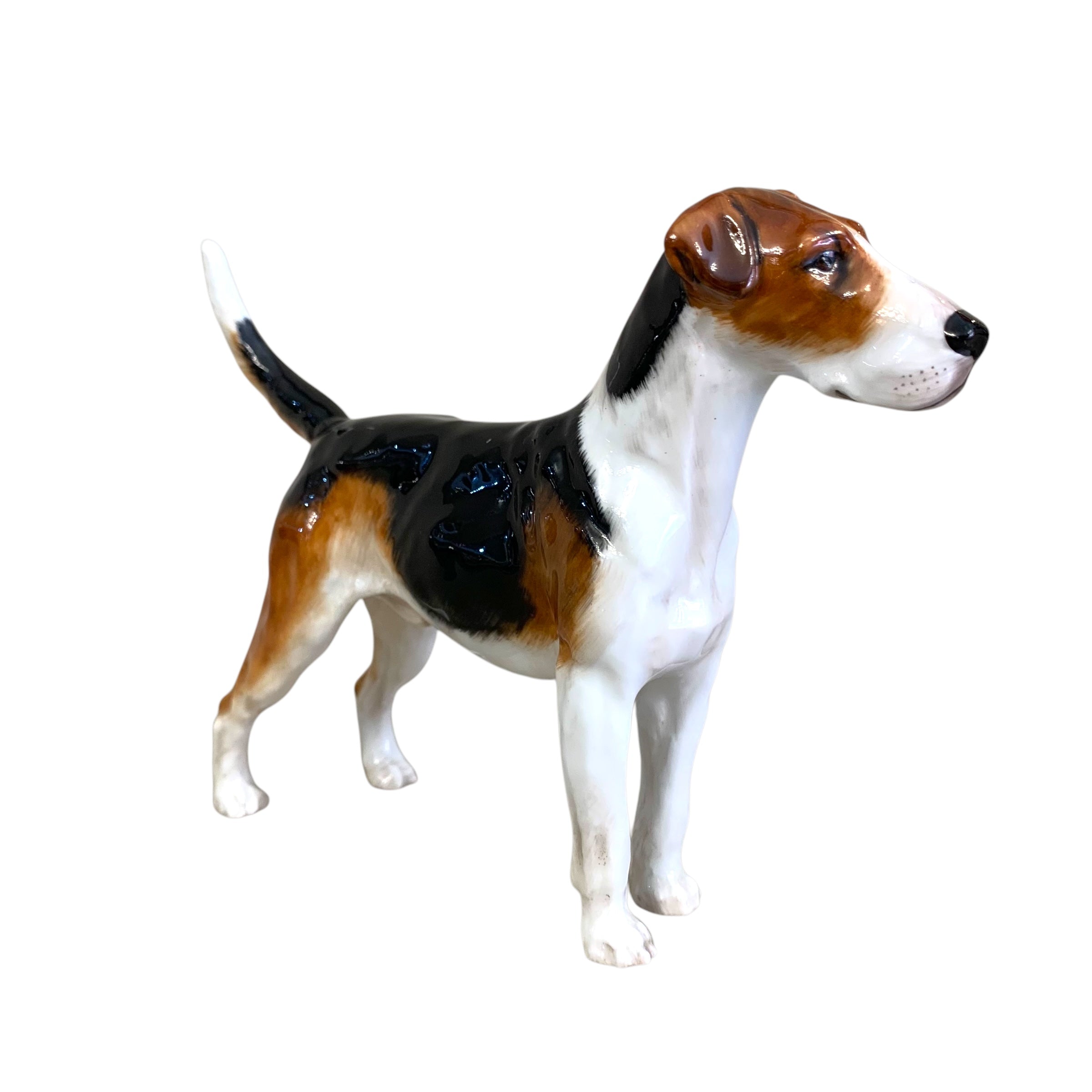 Perro de porcelana inglesa Royal Doulton. SXX