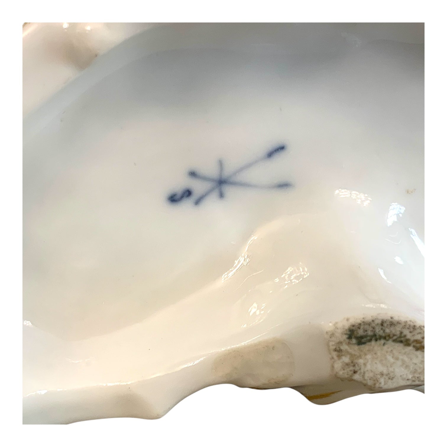 Par de saleros porcelana francesa. SXIX