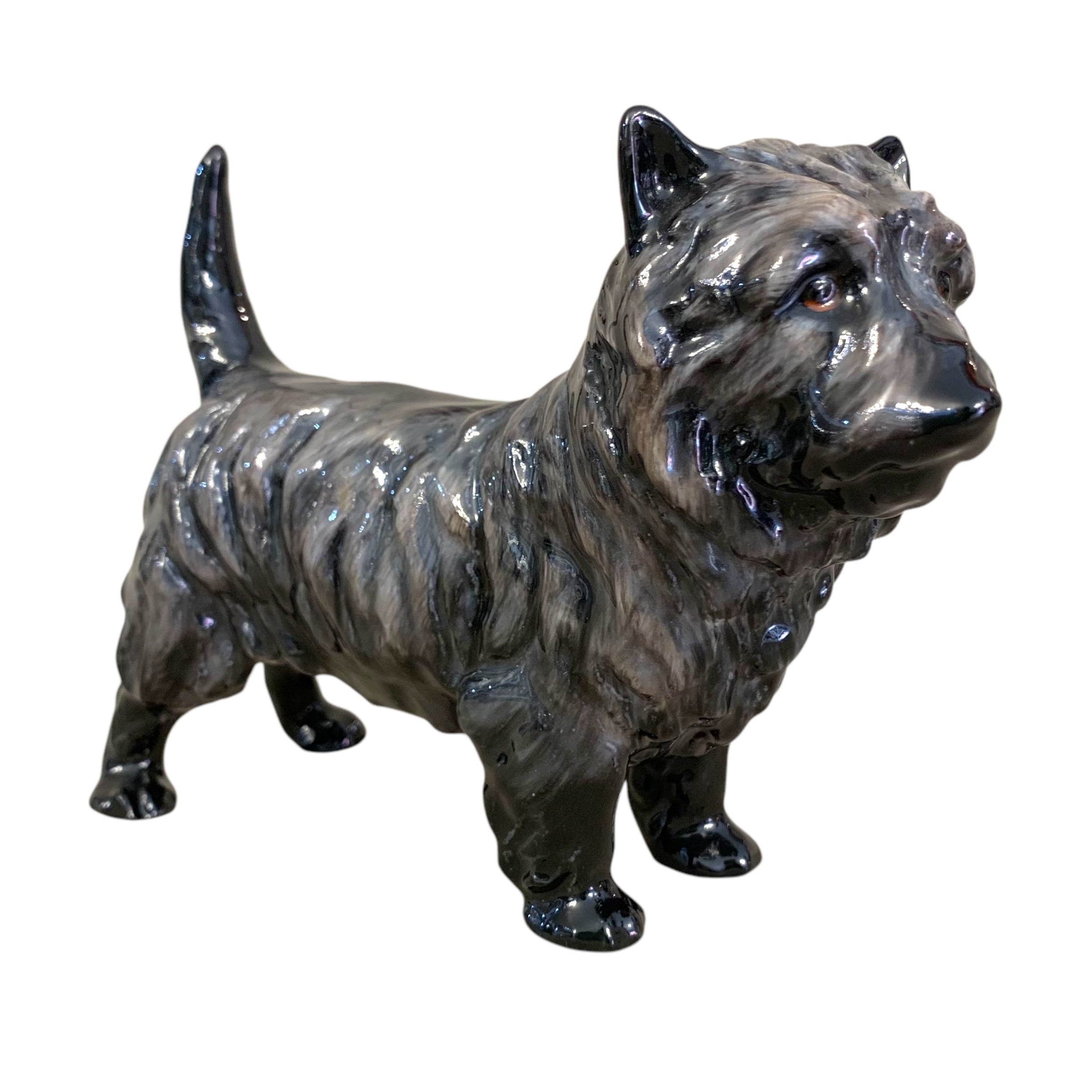 Perro de porcelana inglesa Royal Doulton. SXX