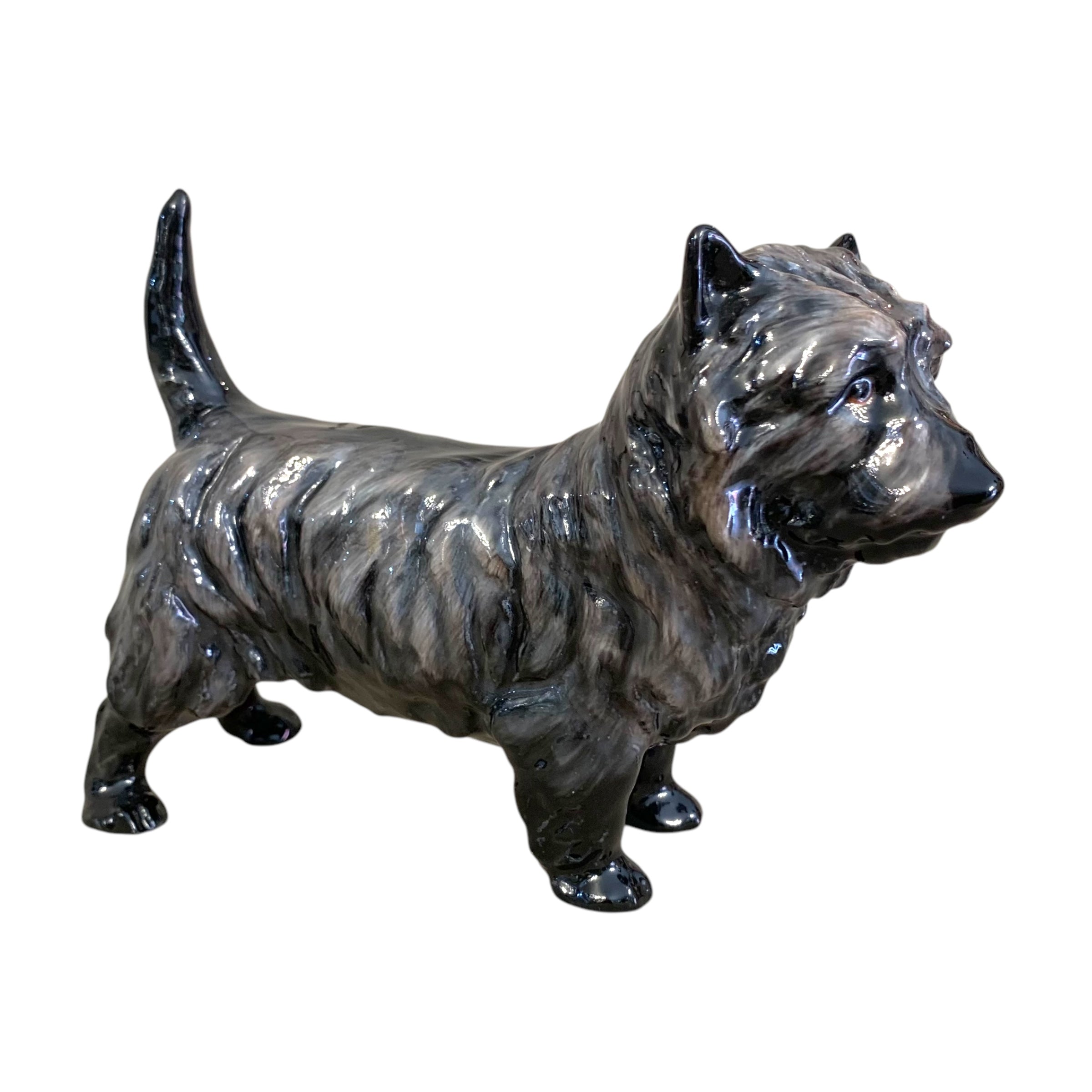 Perro de porcelana inglesa Royal Doulton. SXX