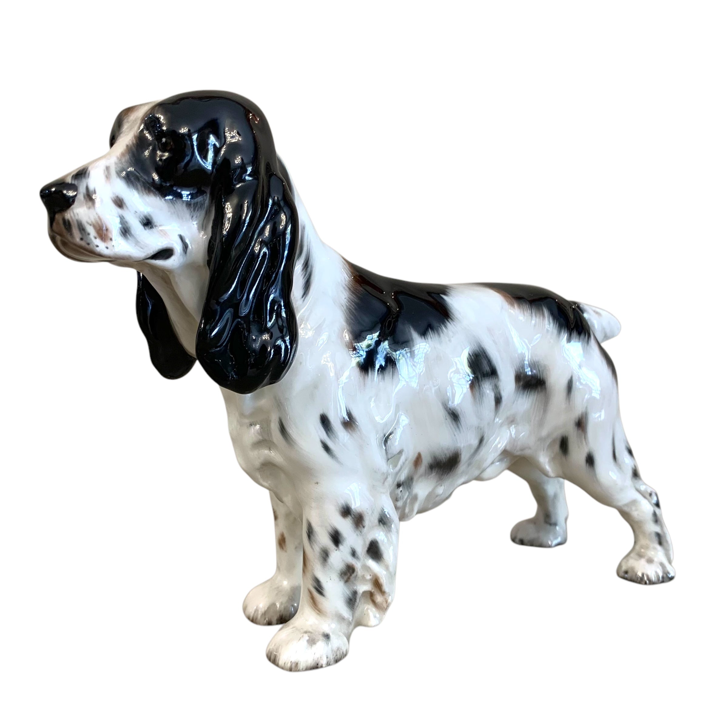 Perro de porcelana inglesa Royal Doulton. SXX