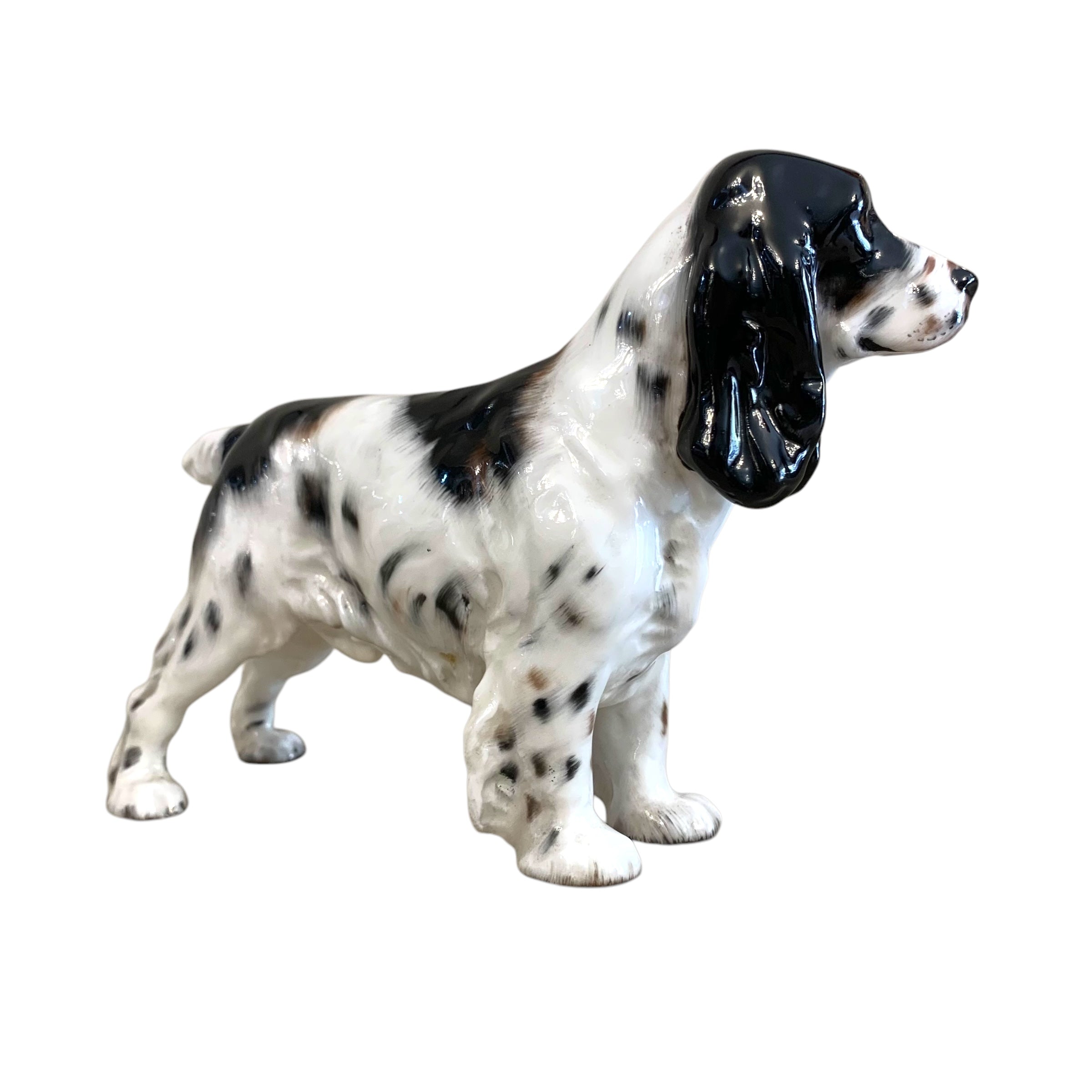 Perro de porcelana inglesa Royal Doulton. SXX