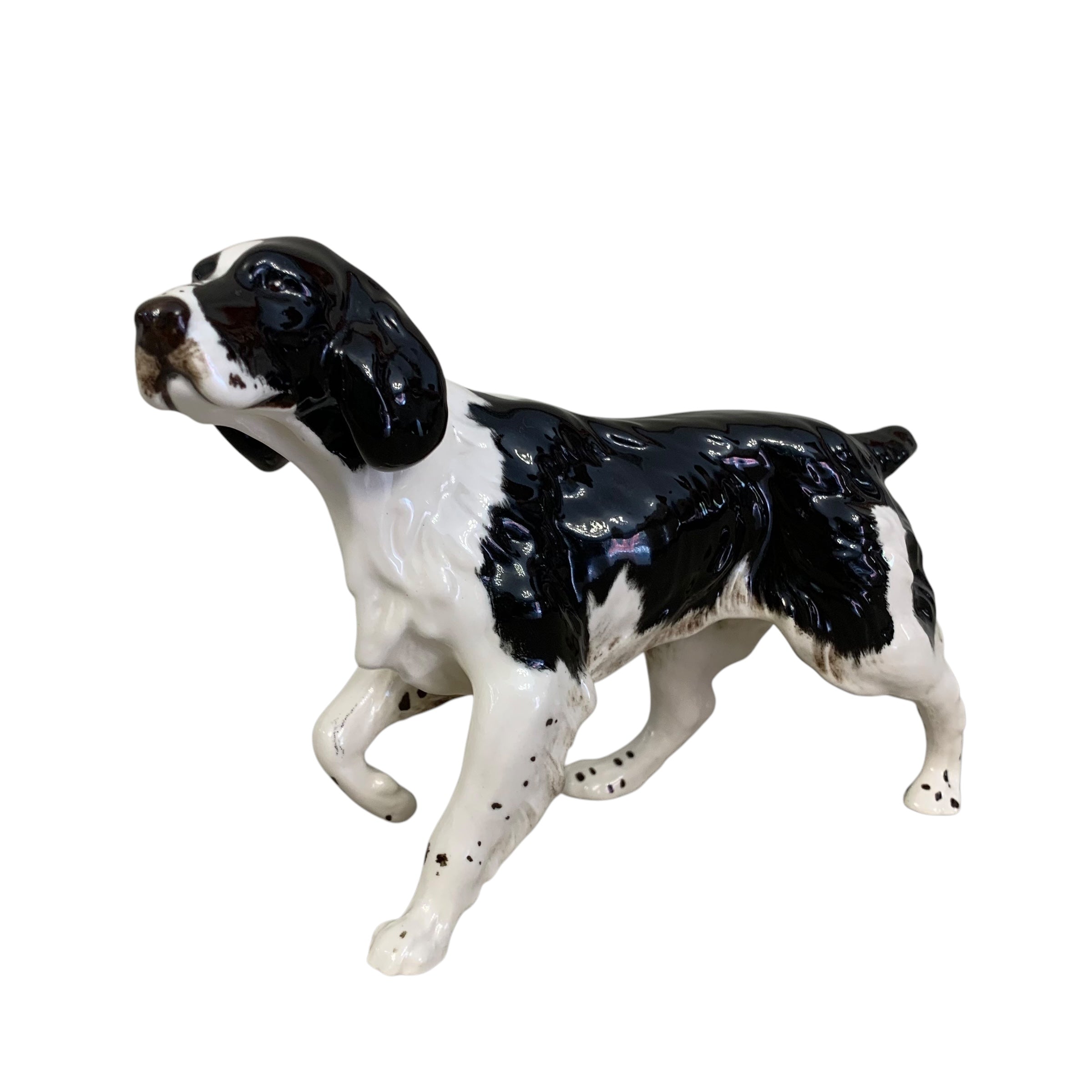 Perro de porcelana inglesa Royal Doulton. SXX