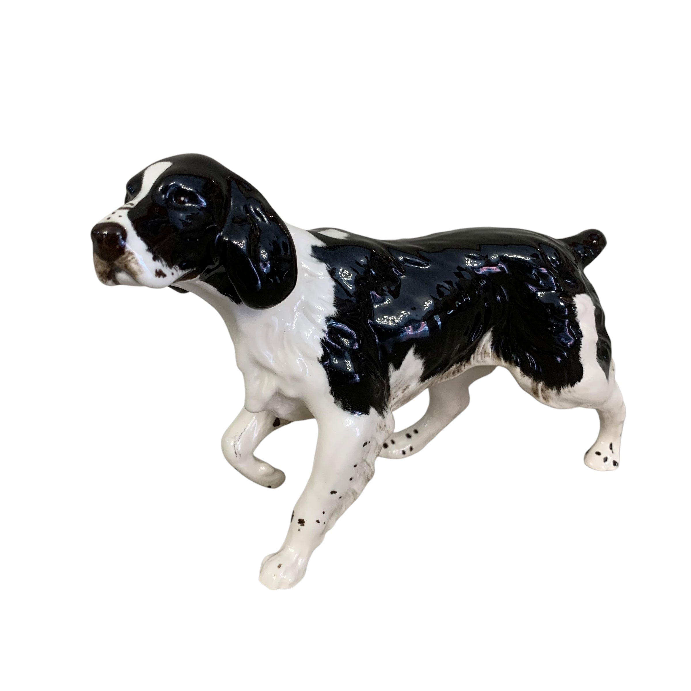 Perro de porcelana inglesa Royal Doulton. SXX