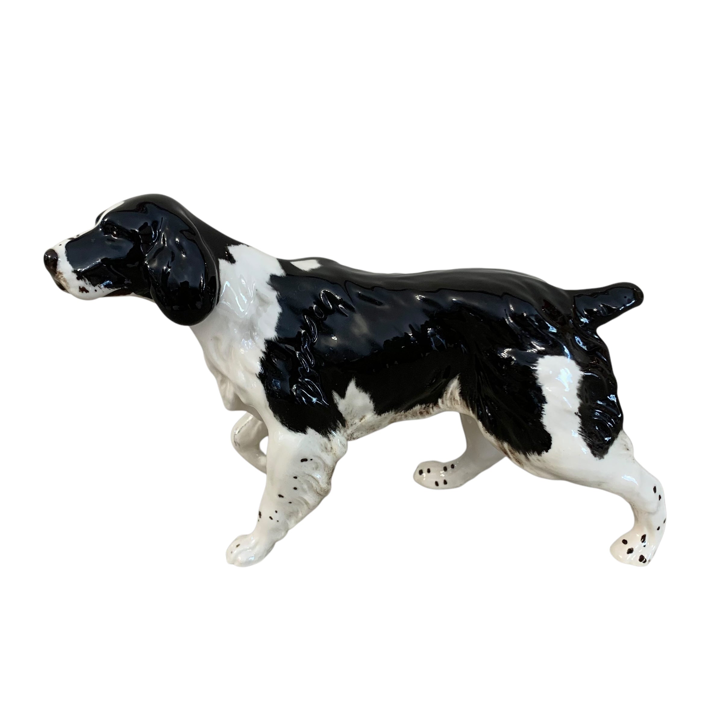 Perro de porcelana inglesa Royal Doulton. SXX