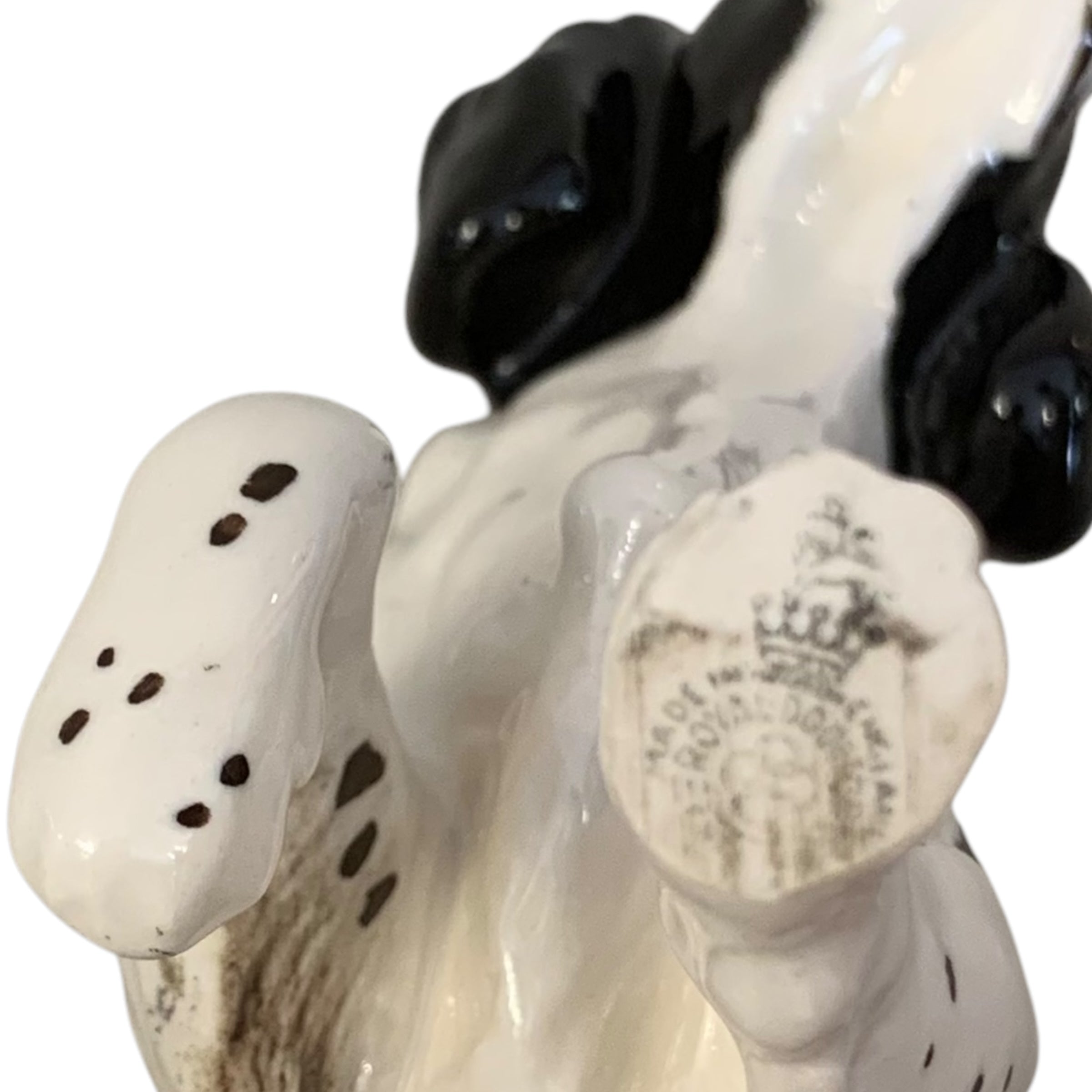 Perro de porcelana inglesa Royal Doulton. SXX
