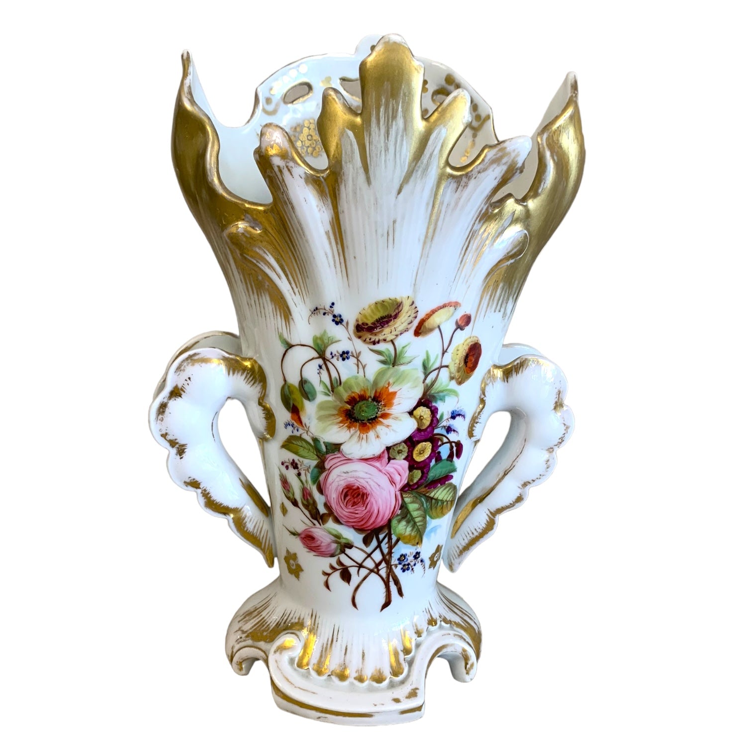 Par de Isabelinos de porcelana. SXIX