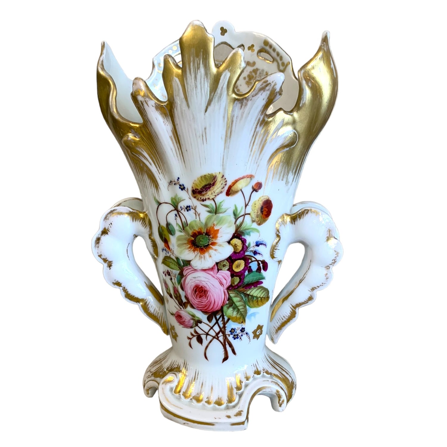 Par de Isabelinos de porcelana. SXIX