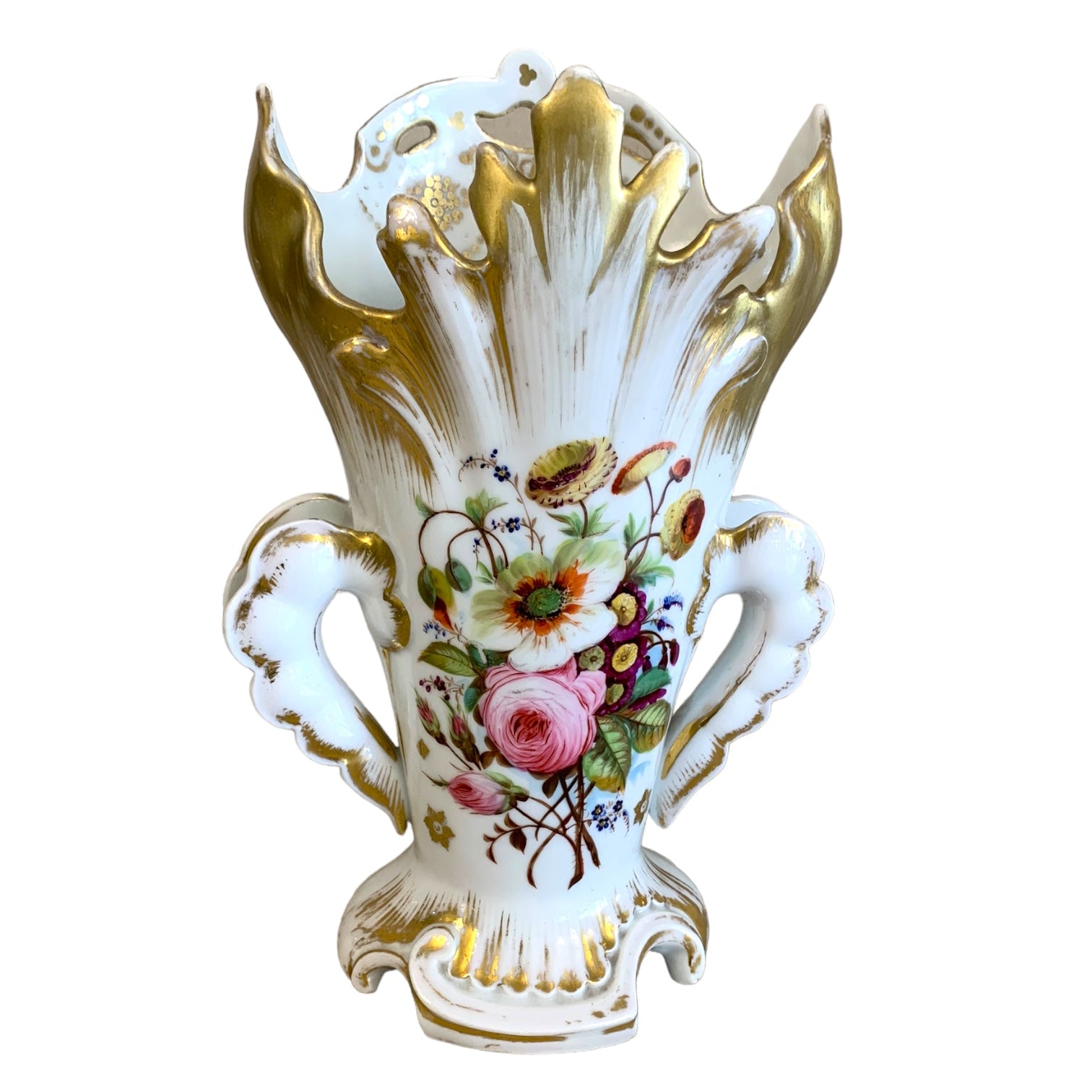 Par de Isabelinos de porcelana. SXIX