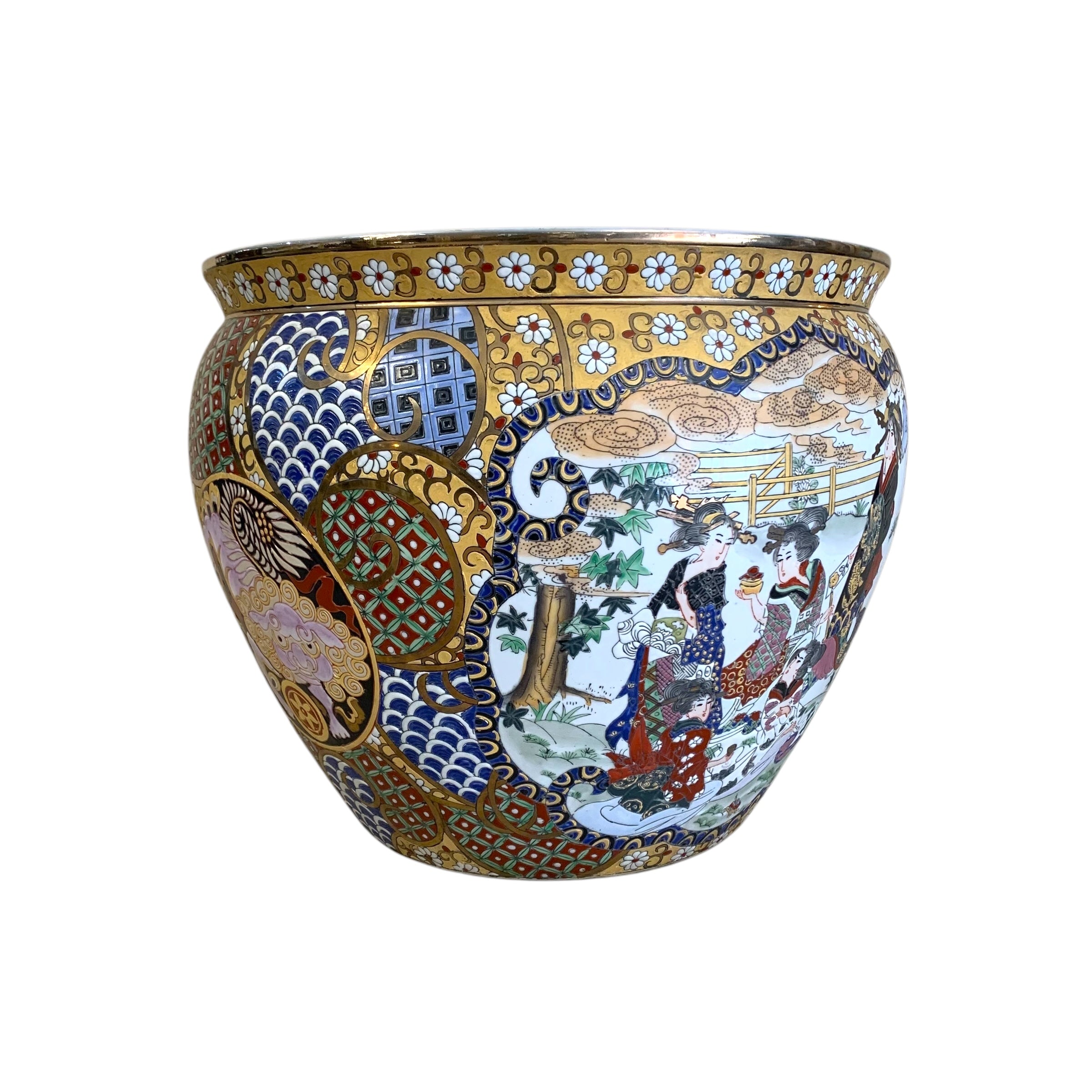Jarrón Satsuma japones. XIX