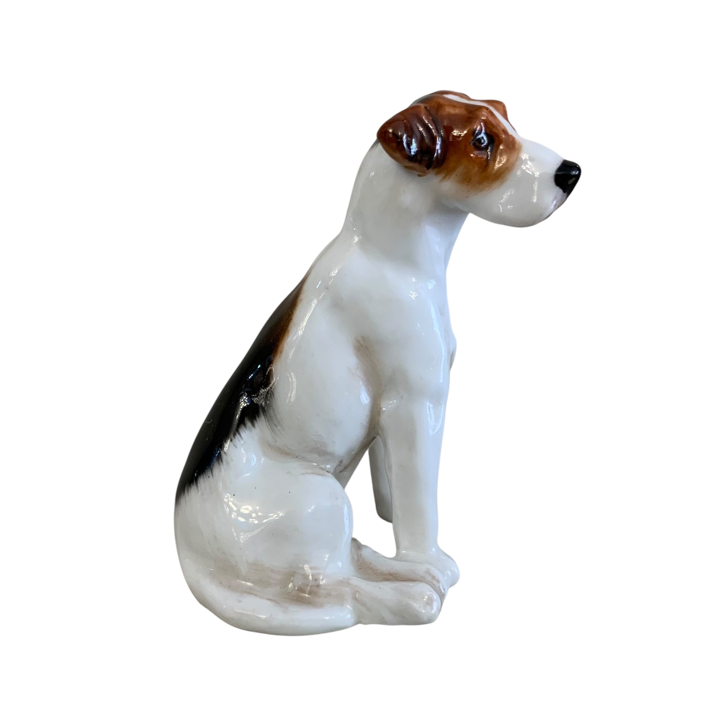 Perro miniatura porcelana inglesa Royal Doulton. SXX