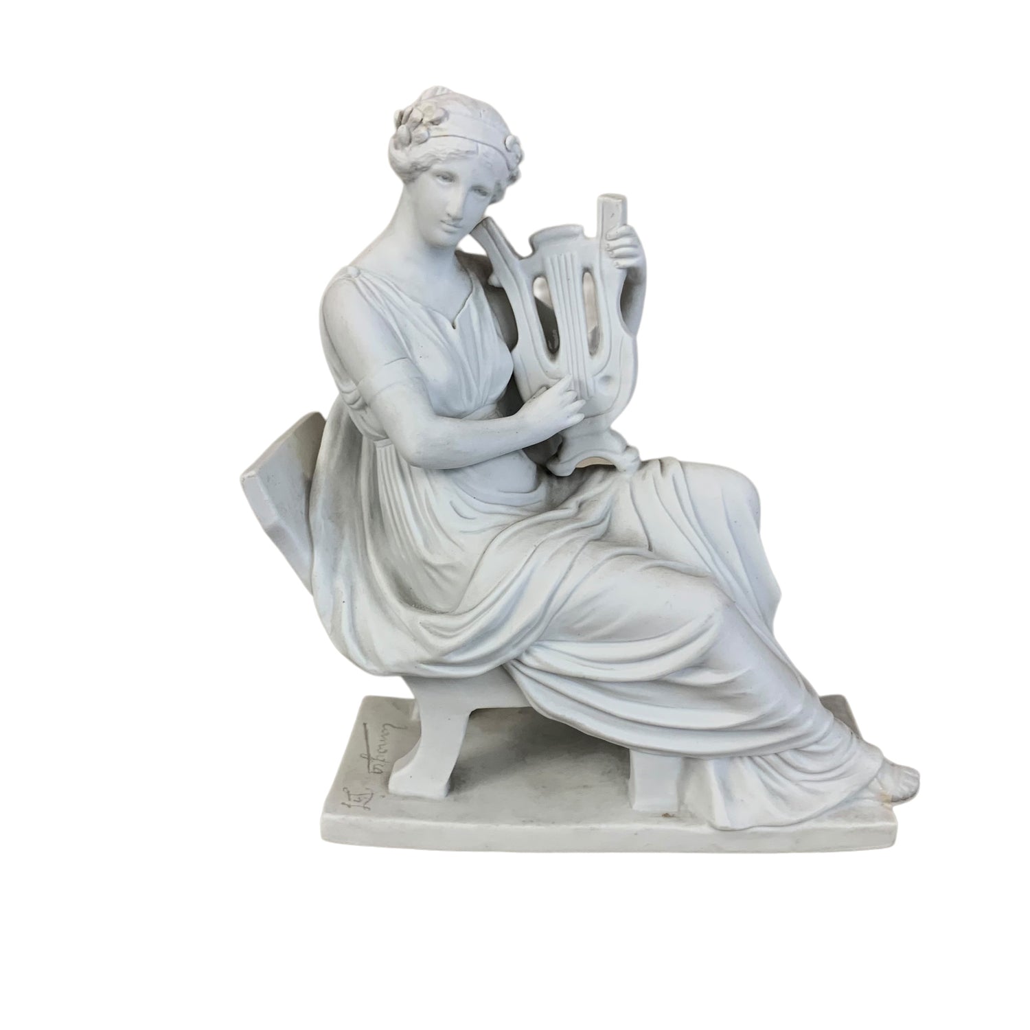 Figura de porcelana Bisque firmada Sevres. SXIX