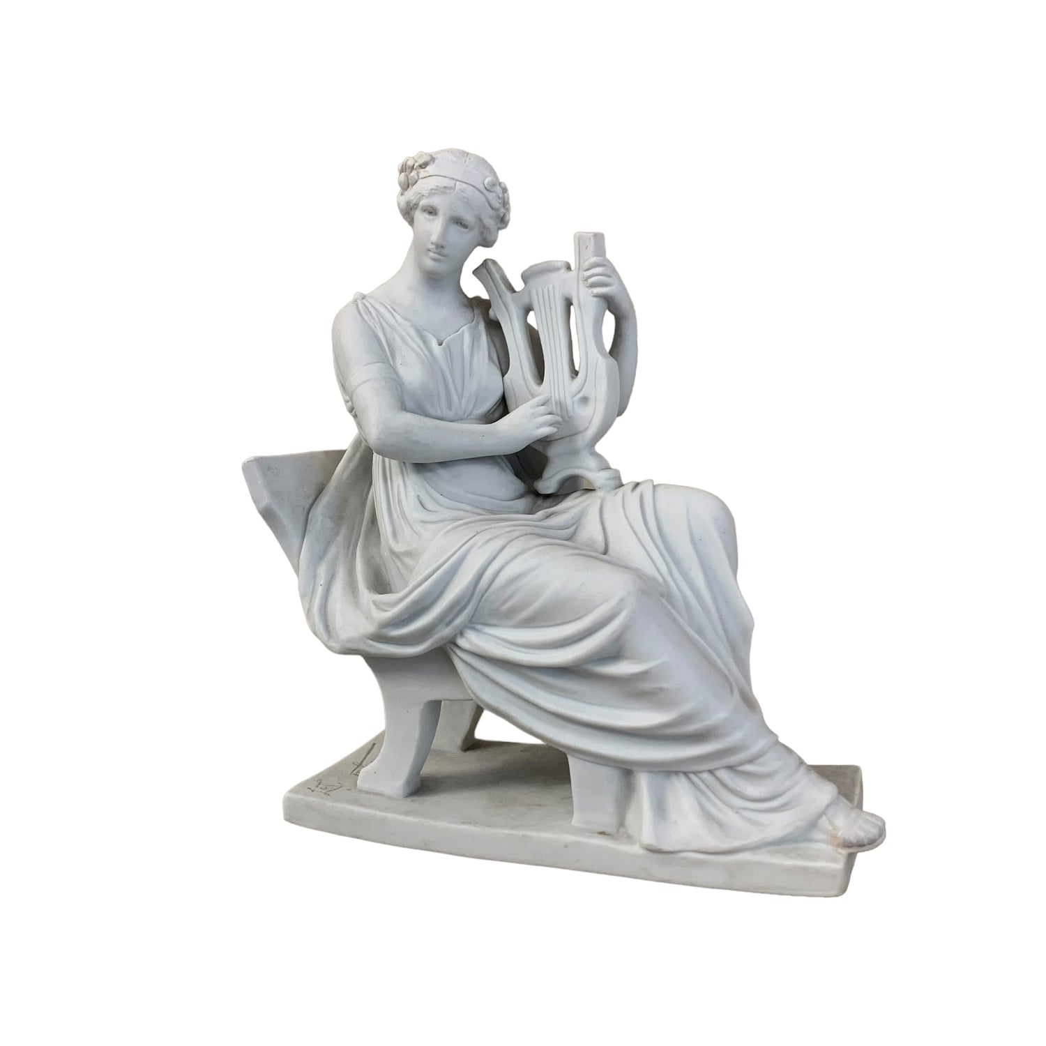 Figura de porcelana Bisque firmada Sevres. SXIX