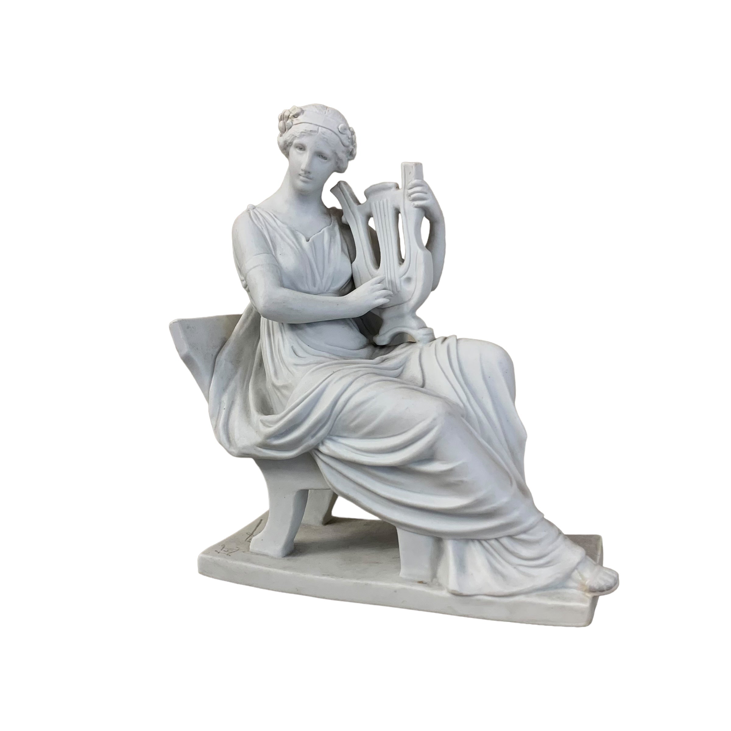 Figura de porcelana Bisque firmada Sevres. SXIX