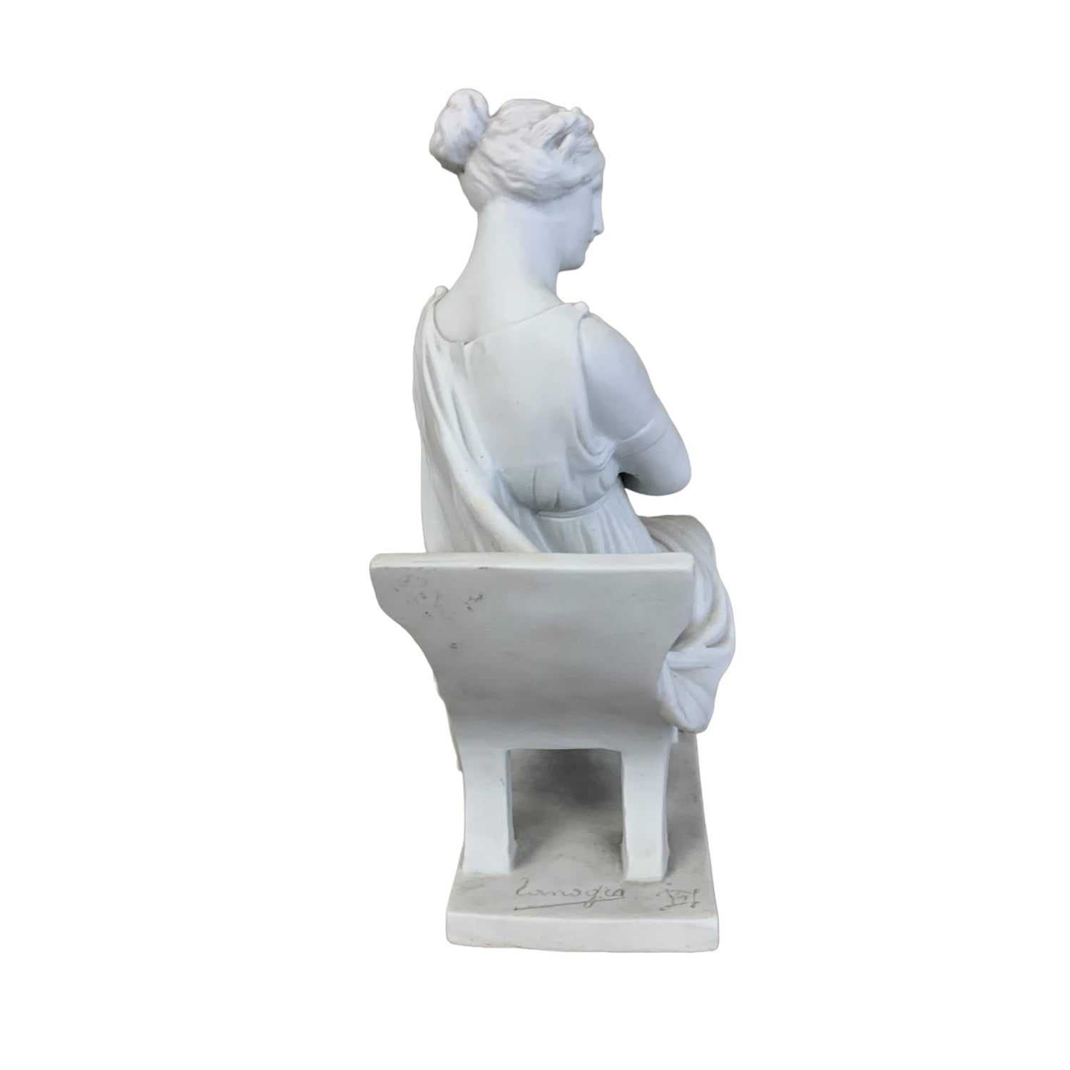 Figura de porcelana Bisque firmada Sevres. SXIX