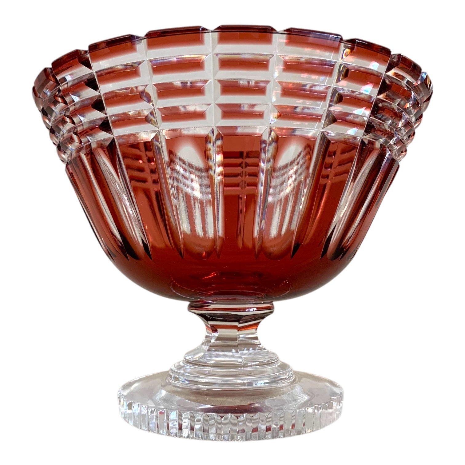 Centro de mesa ART-DECO cristal. SXX