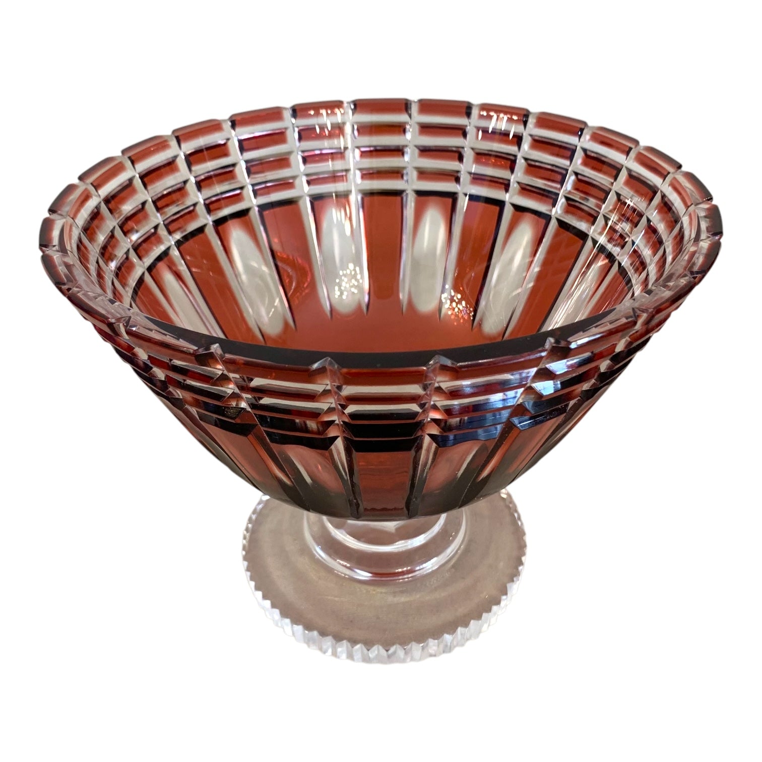 Centro de mesa ART-DECO cristal. SXX