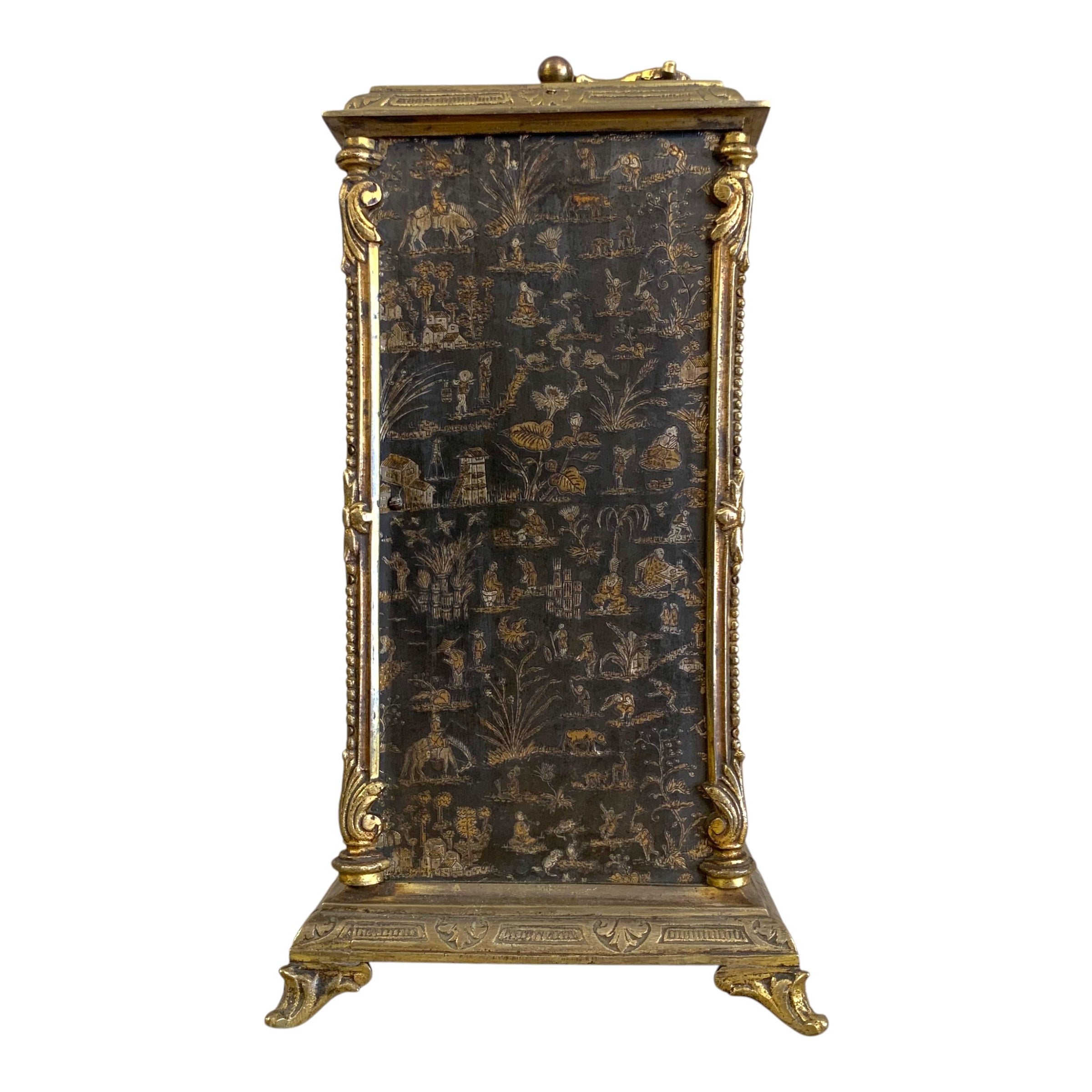 Reloj de bronce epoca Napoleon III CHINOSERIE. SXIX