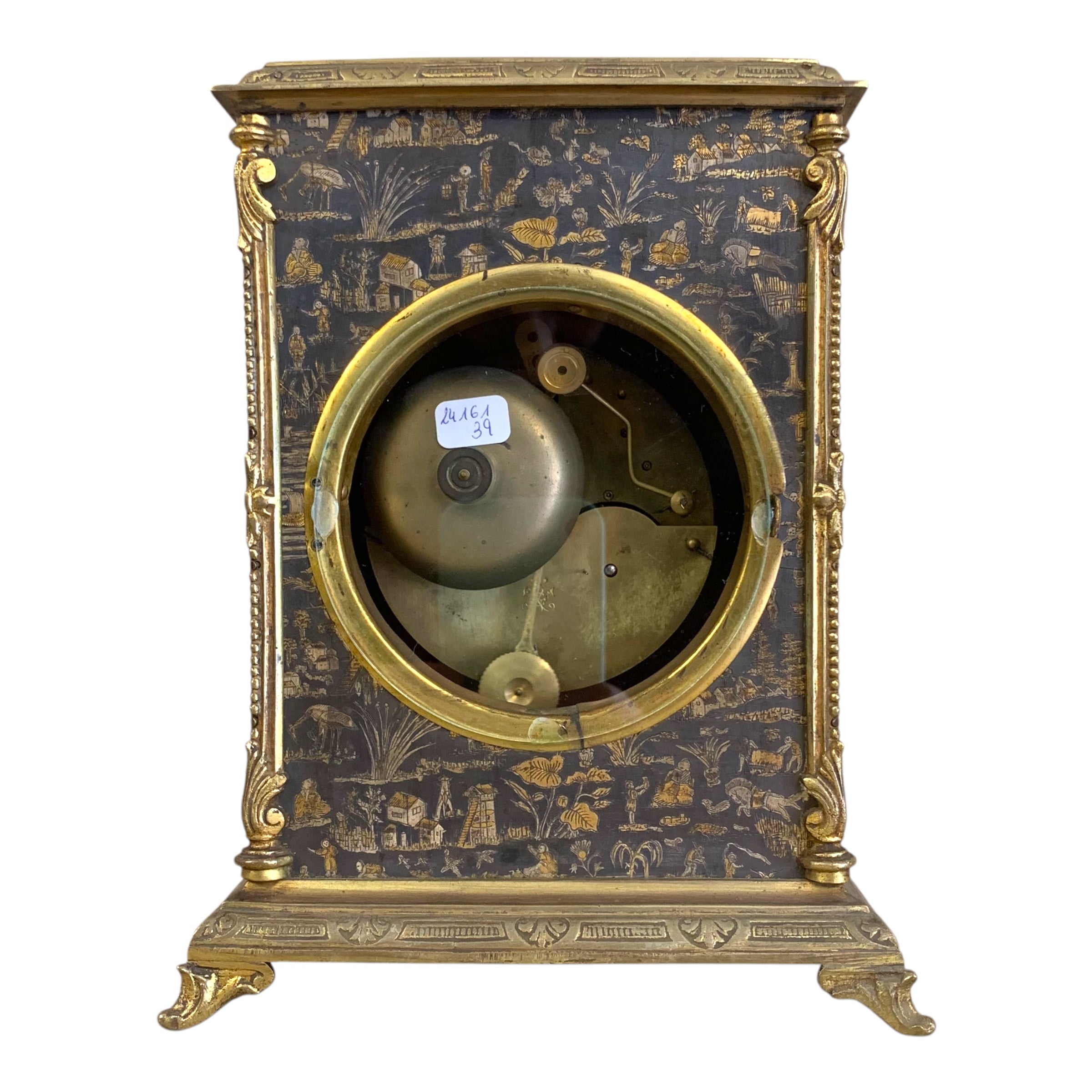 Reloj de bronce epoca Napoleon III CHINOSERIE. SXIX