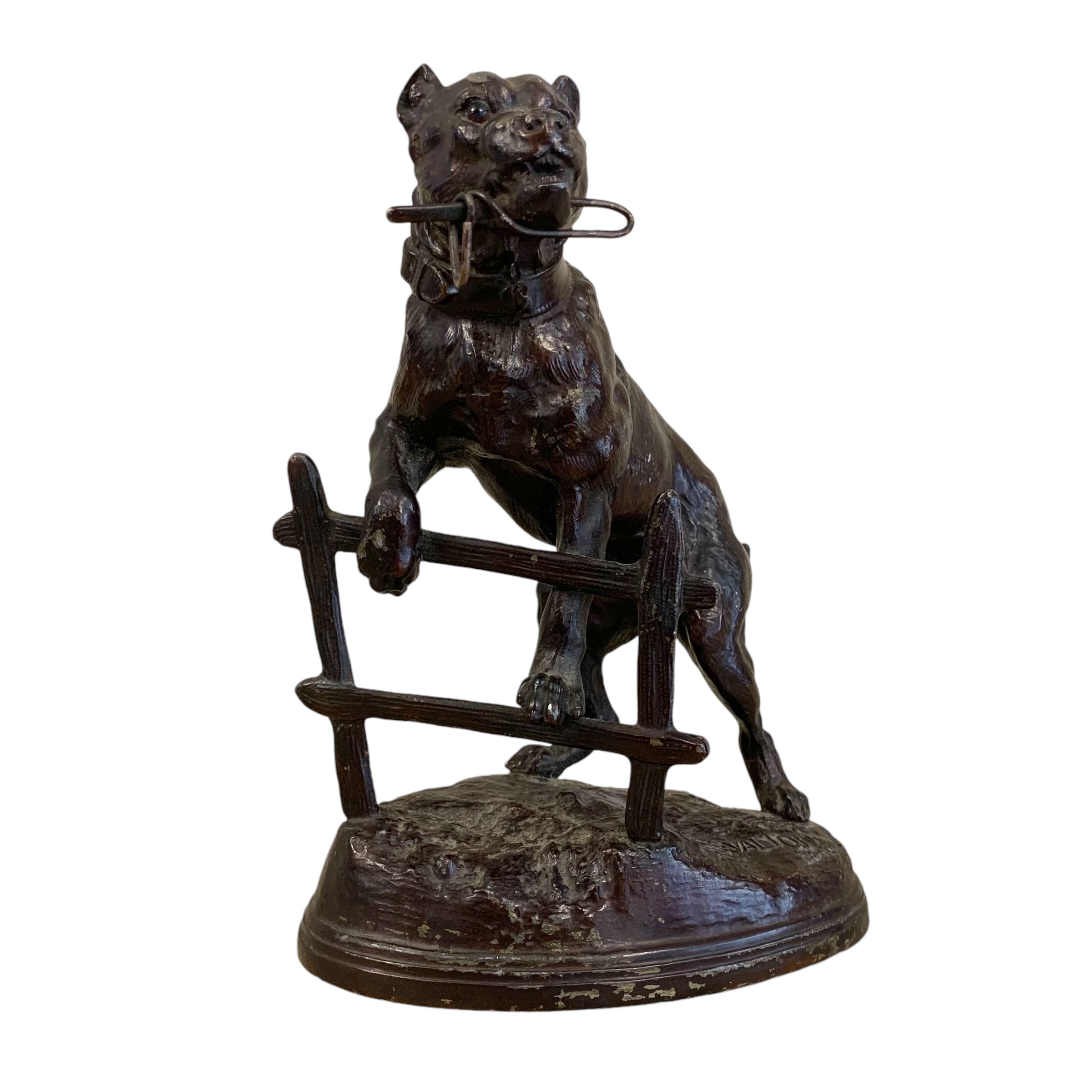 Perro "petit bronce". Charles Valton (1851-1918)