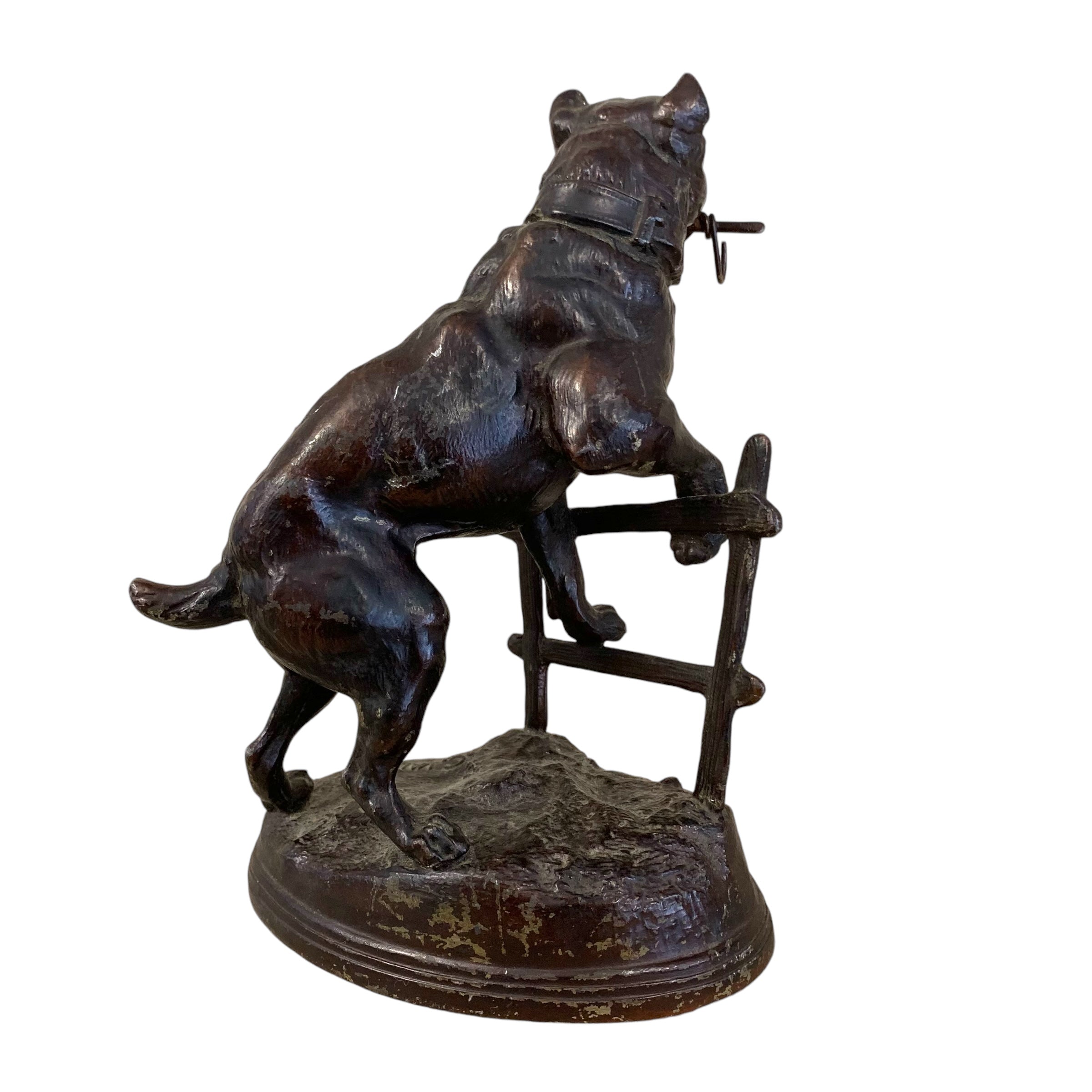 Perro "petit bronce". Charles Valton (1851-1918)