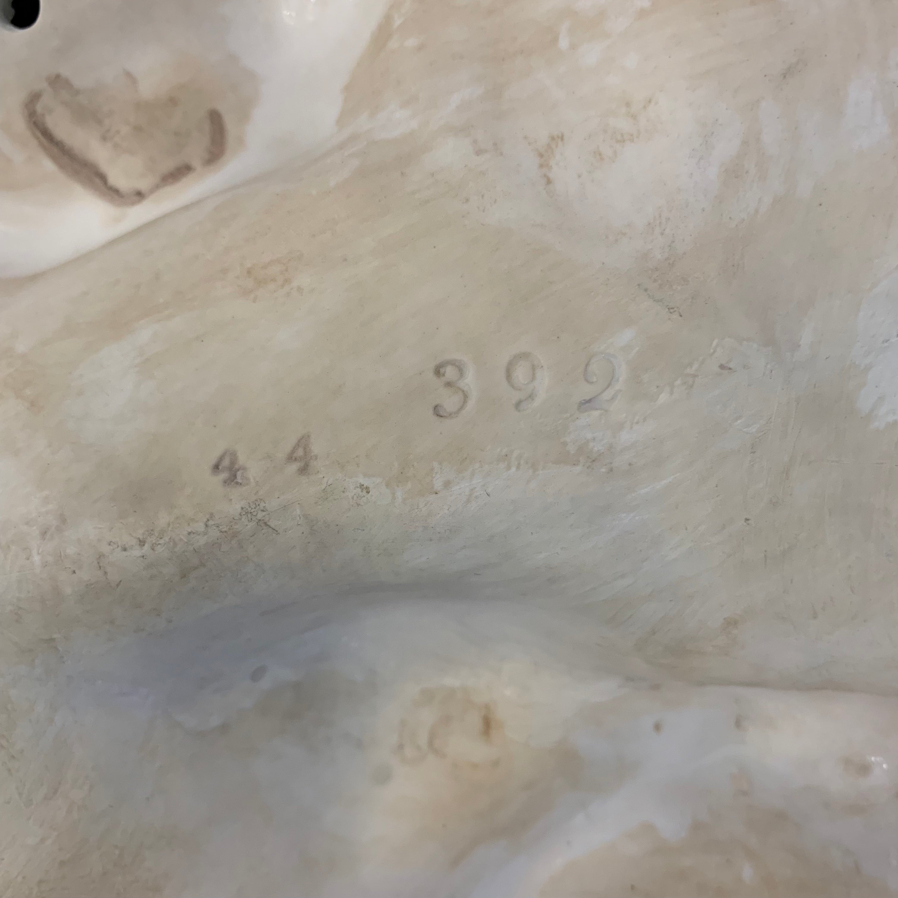 Oso de porcelana alemana. SXX