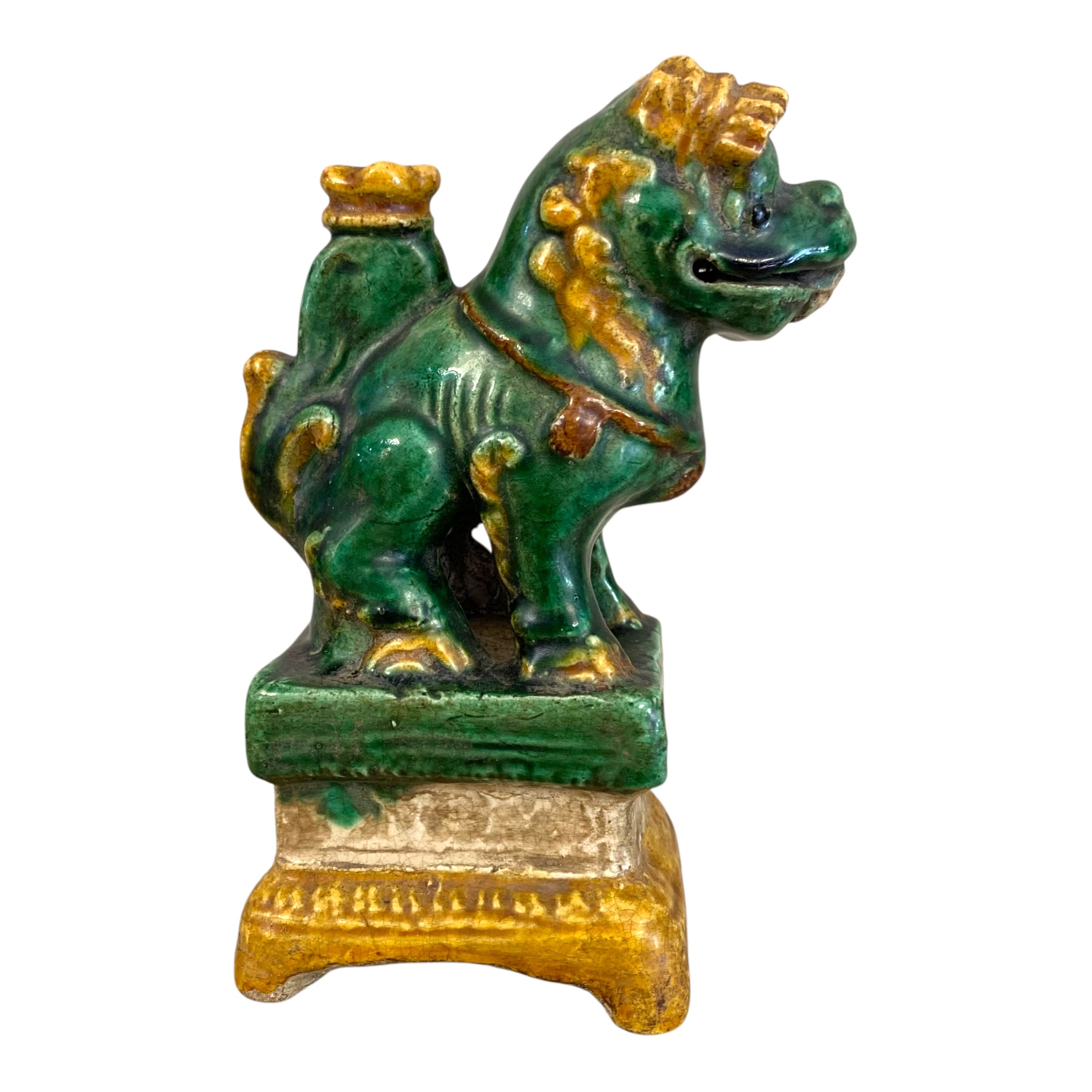 Par de leones de palacio. Dinastia Ming. SXVII