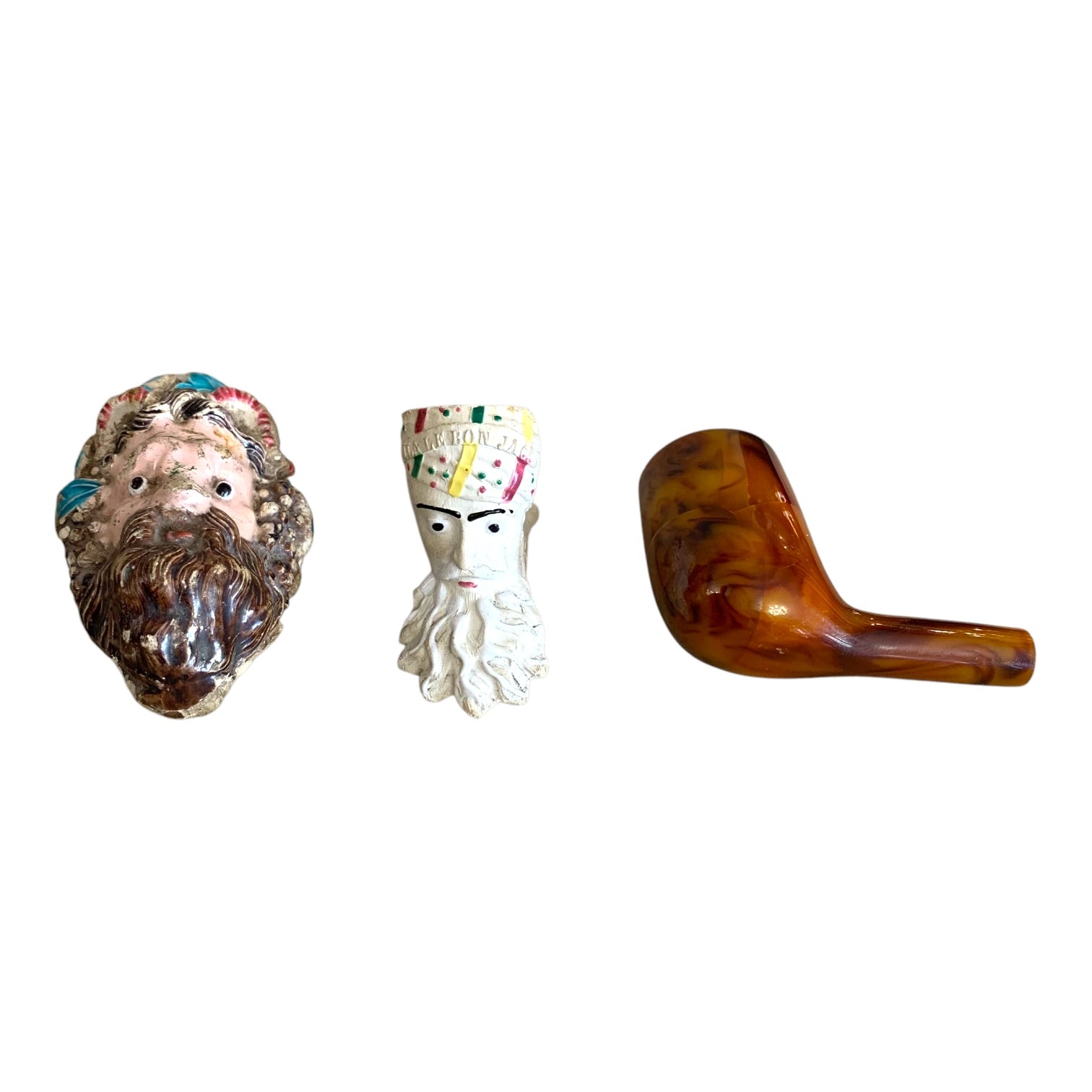 Tres cabezas de pipa. Francia. SXIX