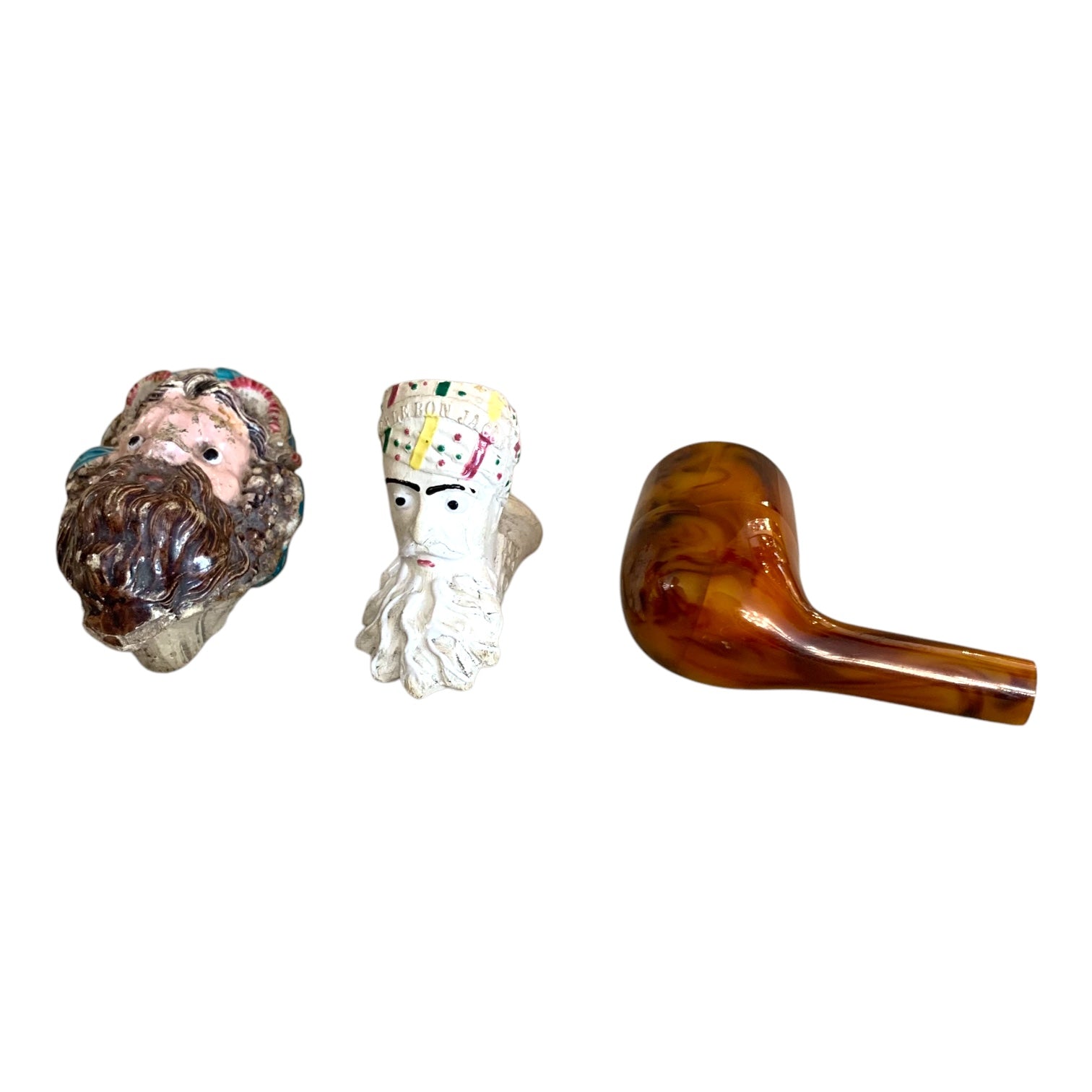 Tres cabezas de pipa. Francia. SXIX