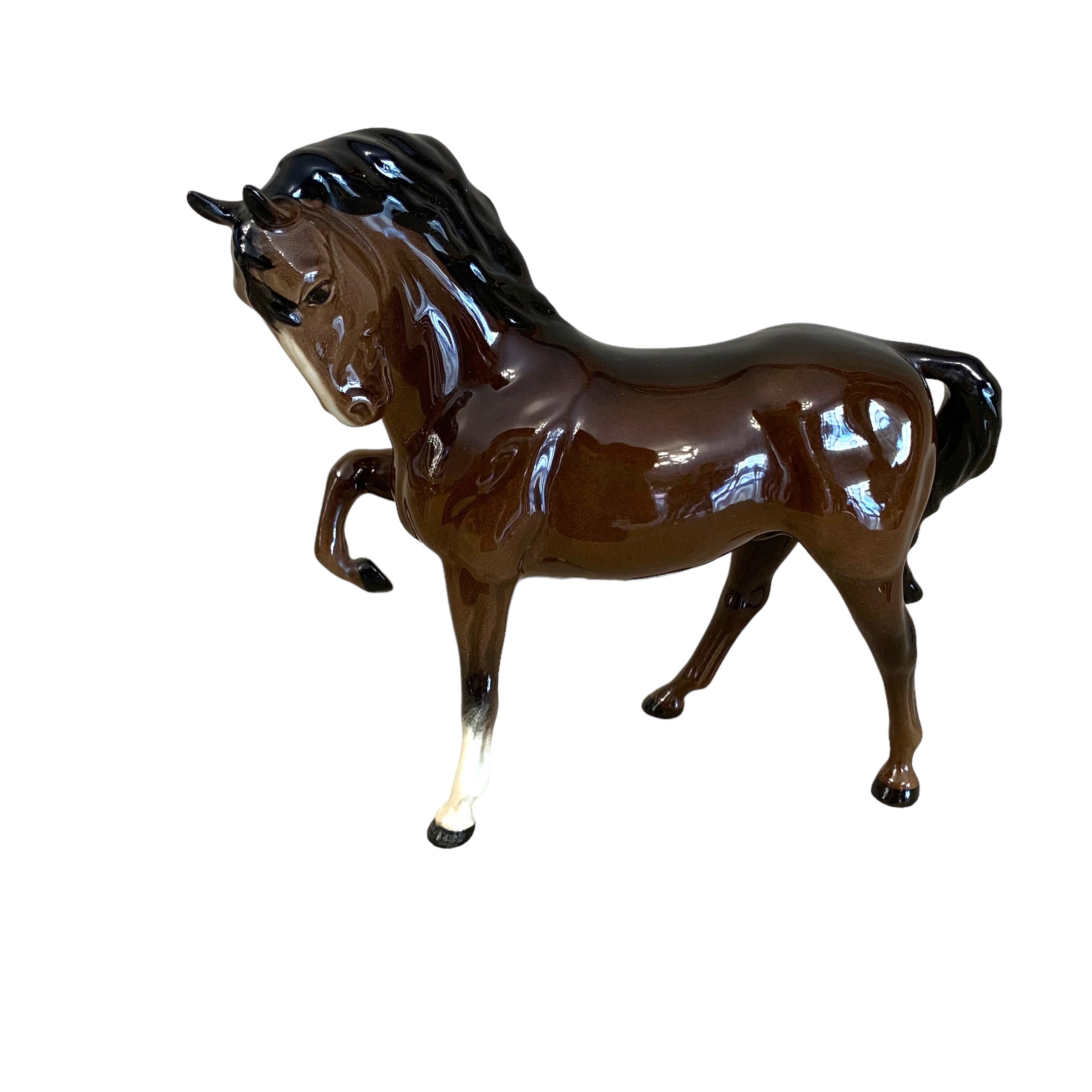 Caballo de porcelana inglesa Royal Doulton. SXX