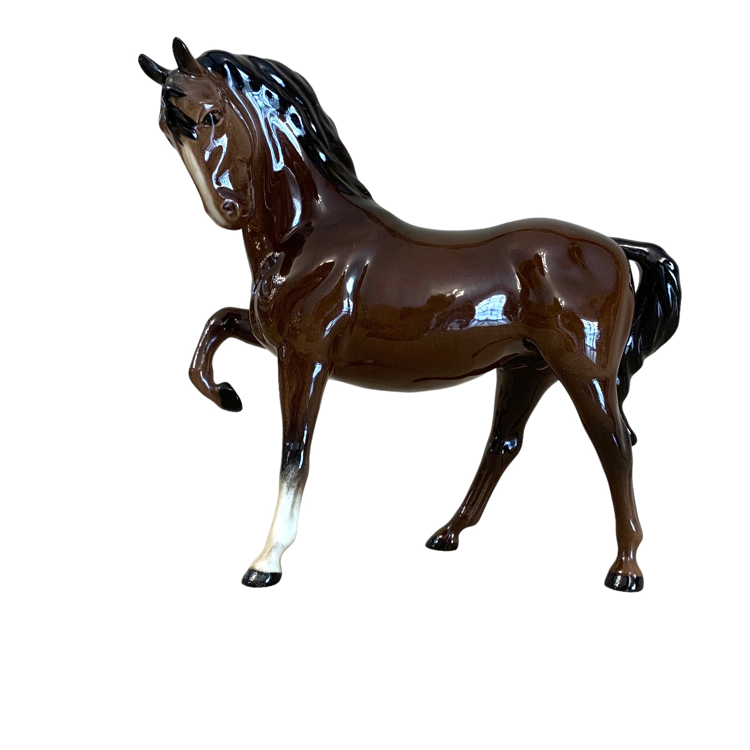 Caballo de porcelana inglesa Royal Doulton. SXX