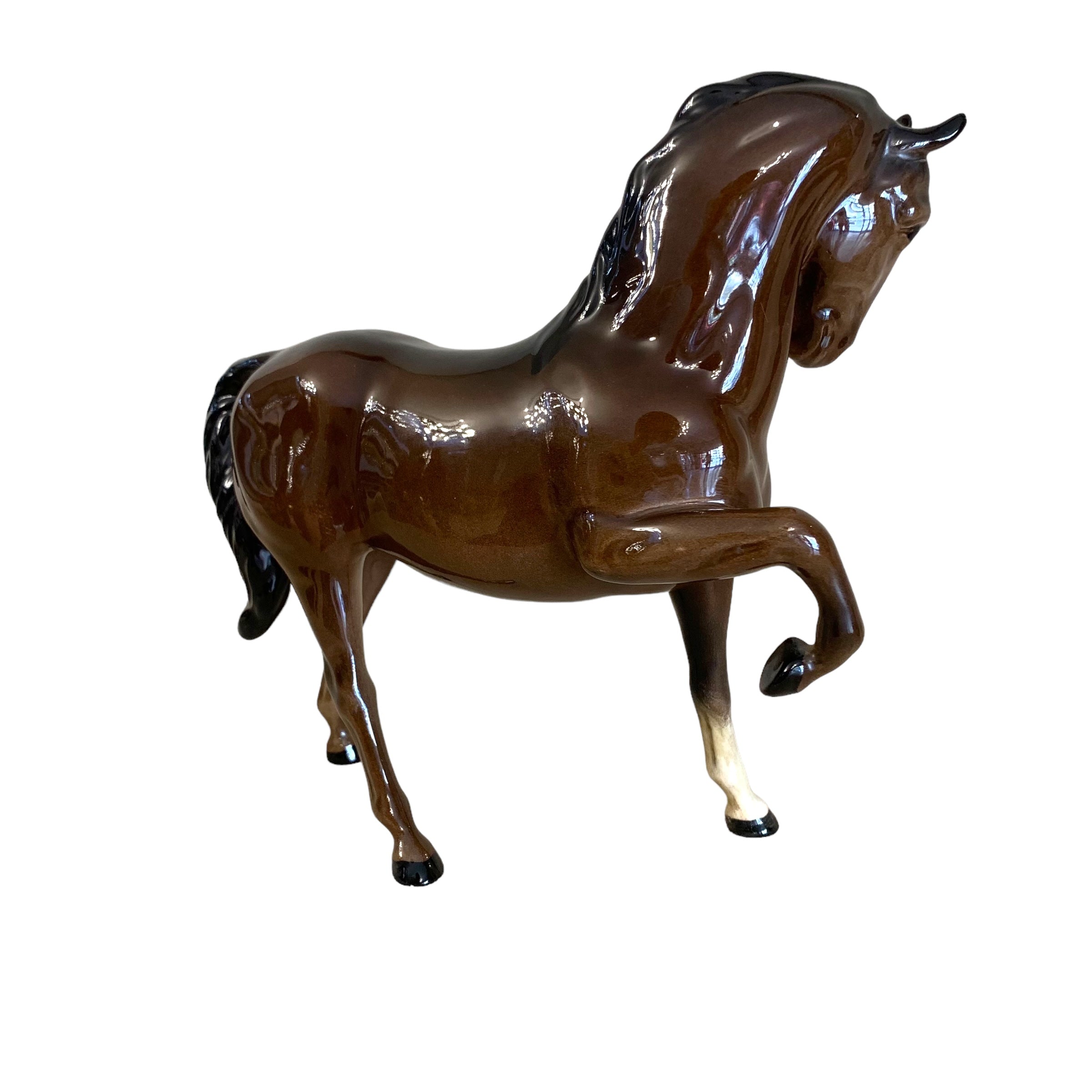 Caballo de porcelana inglesa Royal Doulton. SXX